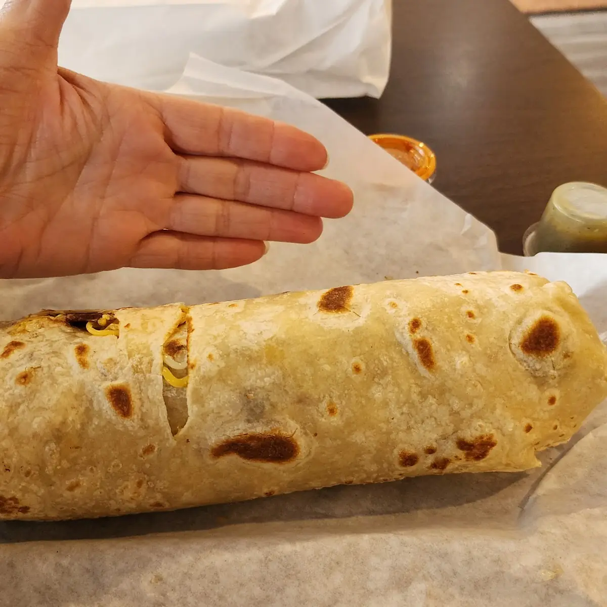 Two Beef Burritos