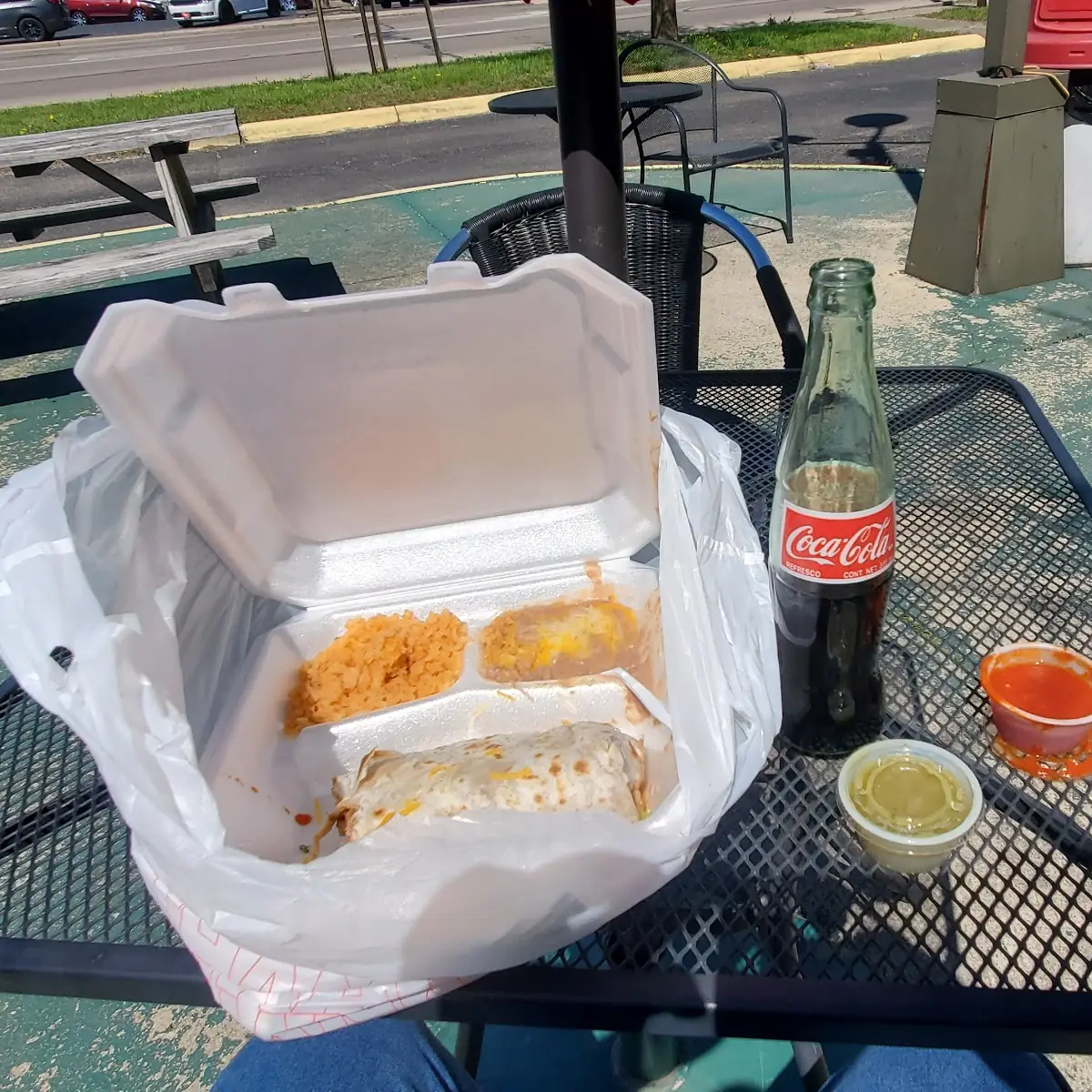 Beef Burrito Beans and Rice