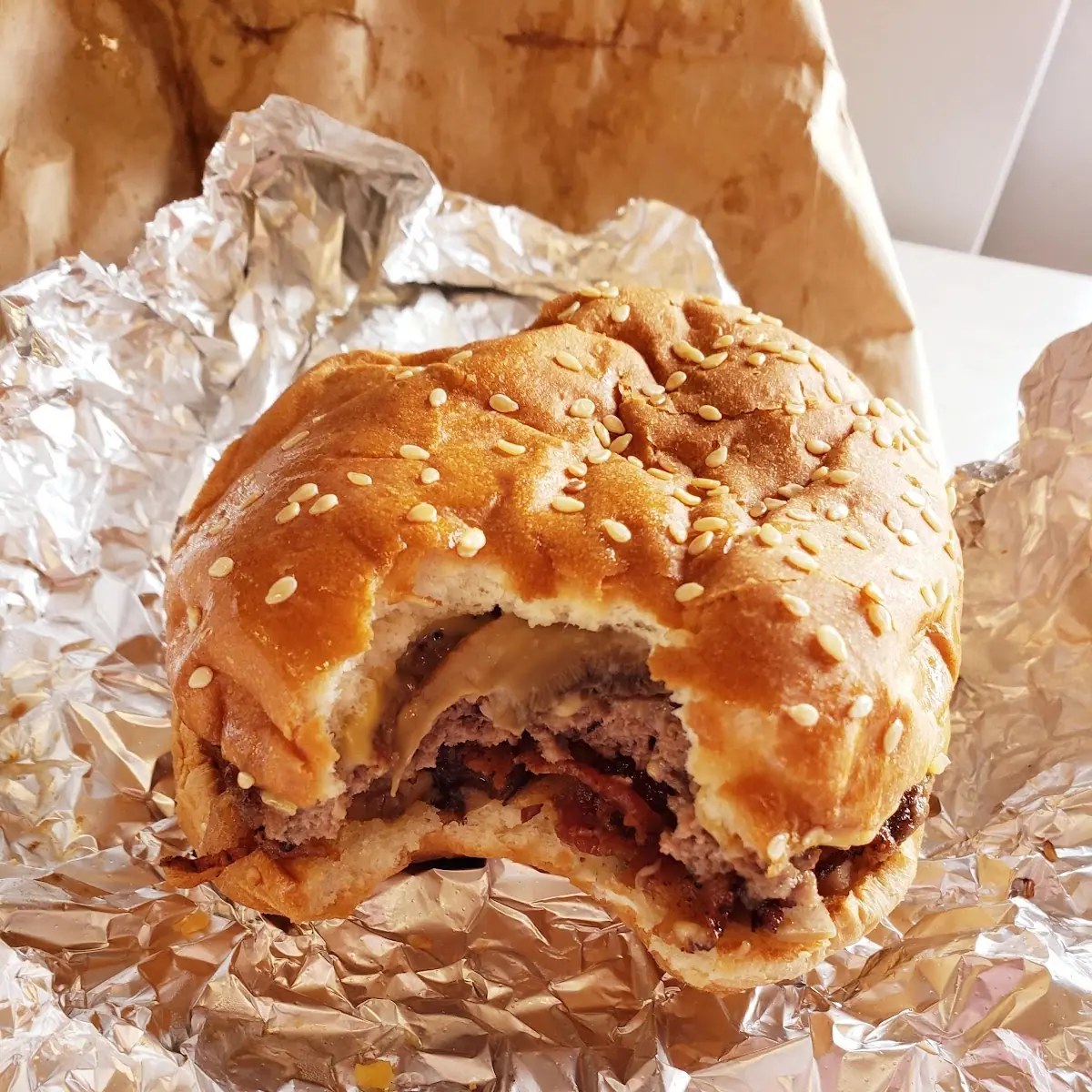 Bacon Cheese Burger Small