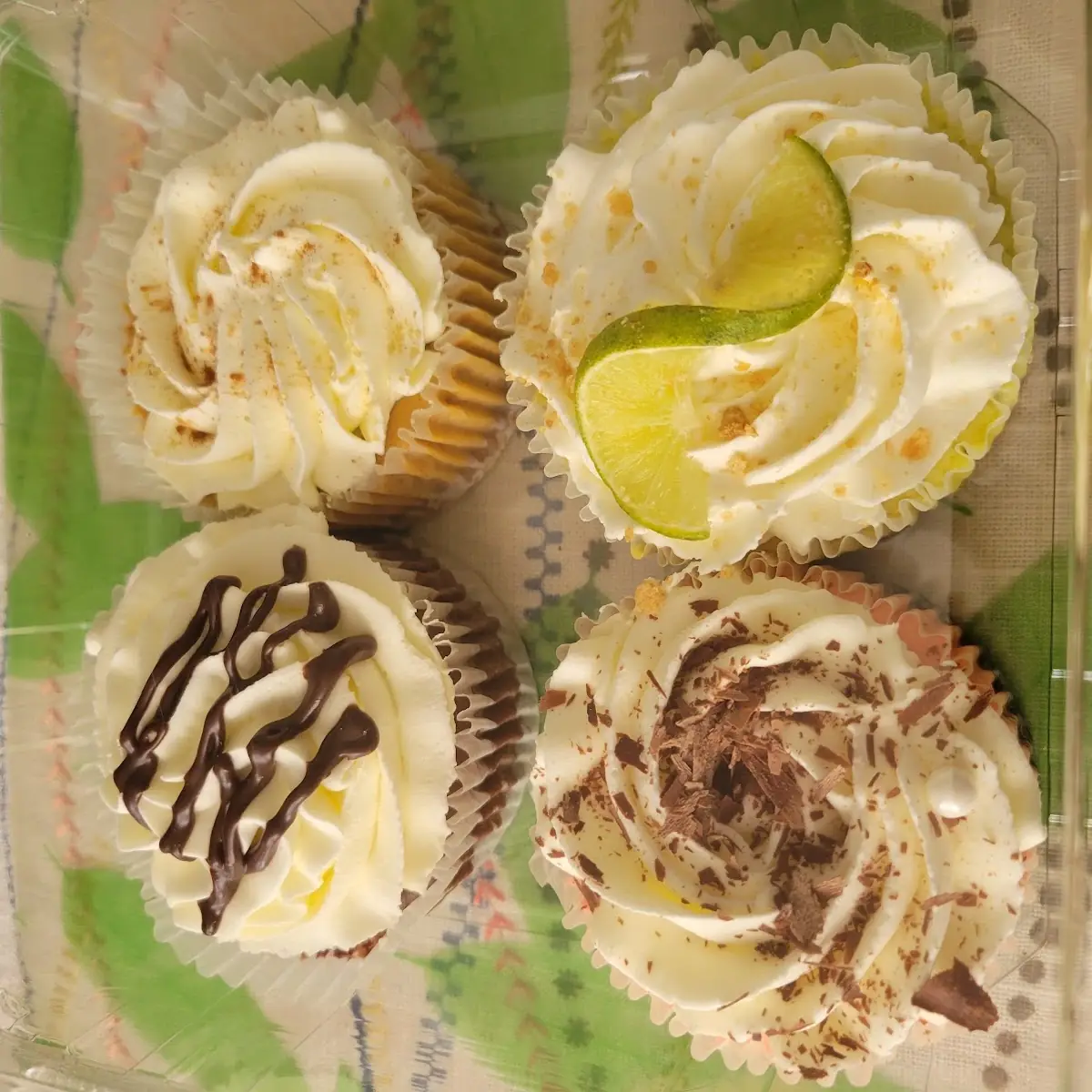Chocolate Pumpkin Key Lime Cheesecakes