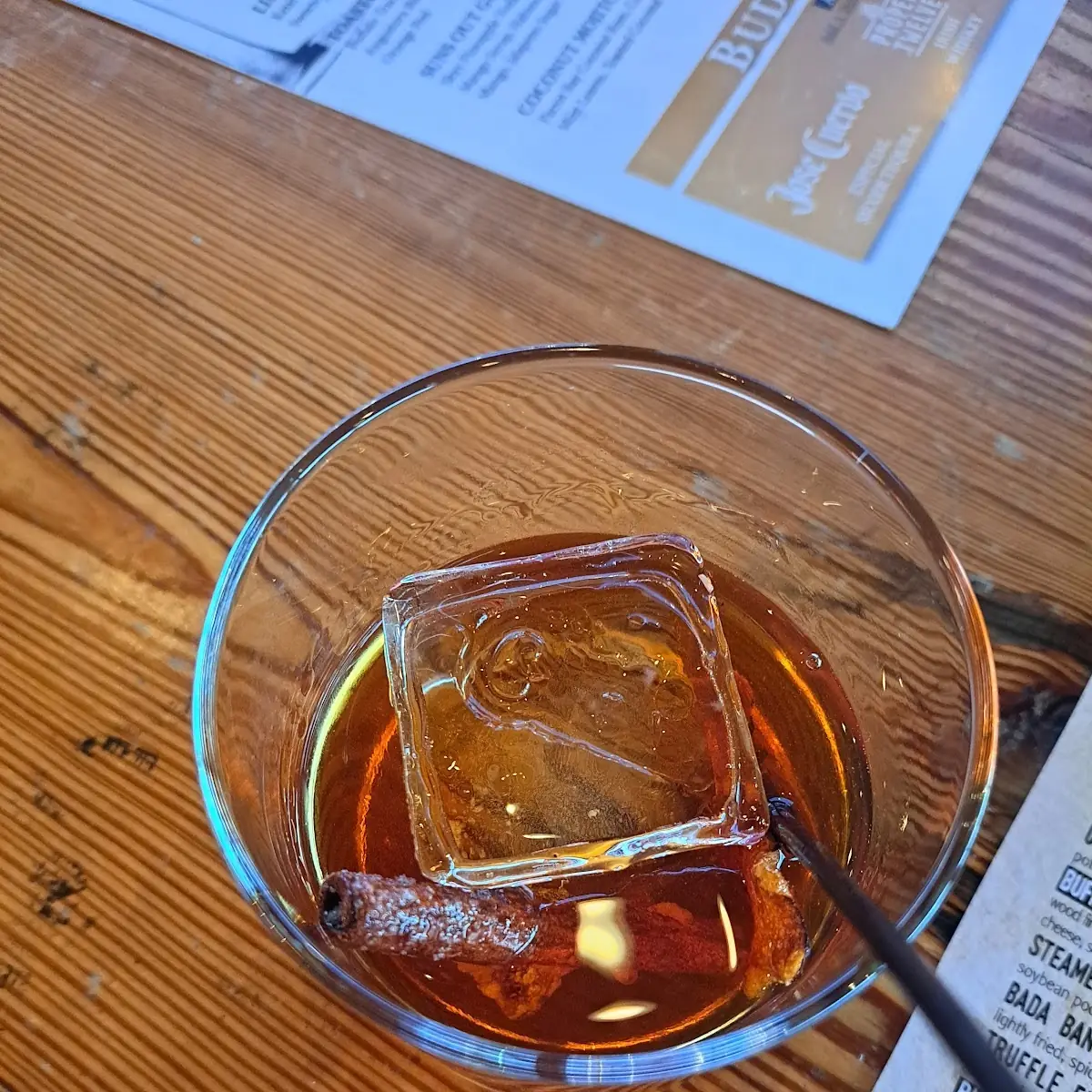 Toasted Old Fashioned
