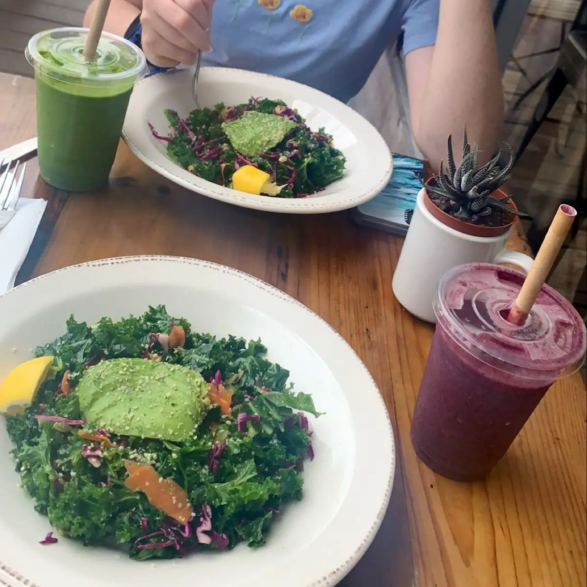 Rainbow Kale Salad