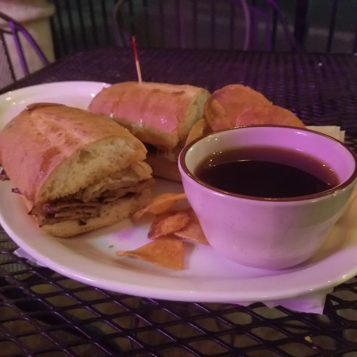 French Dip and Chips
