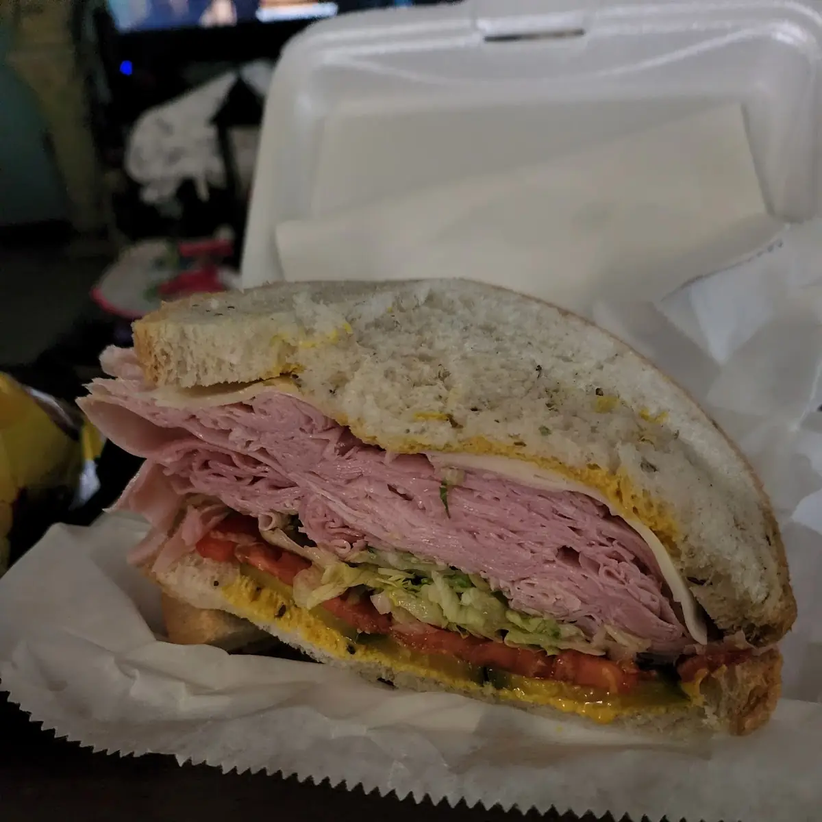 Ham and Cheese Sandwich