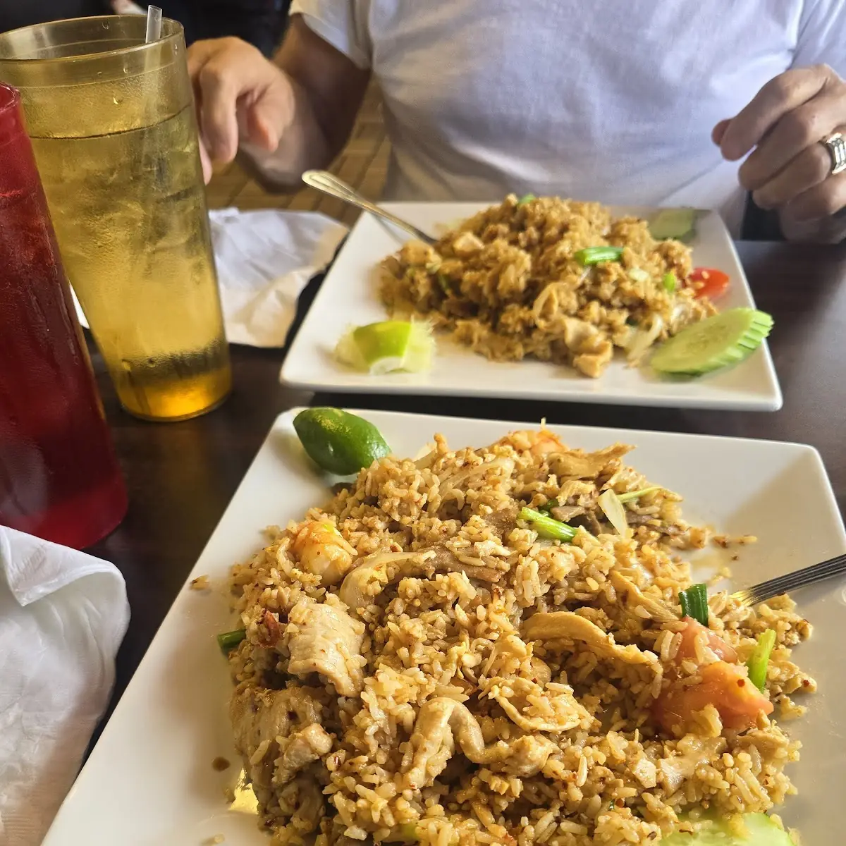 Basil Fried Rice with Shrimp