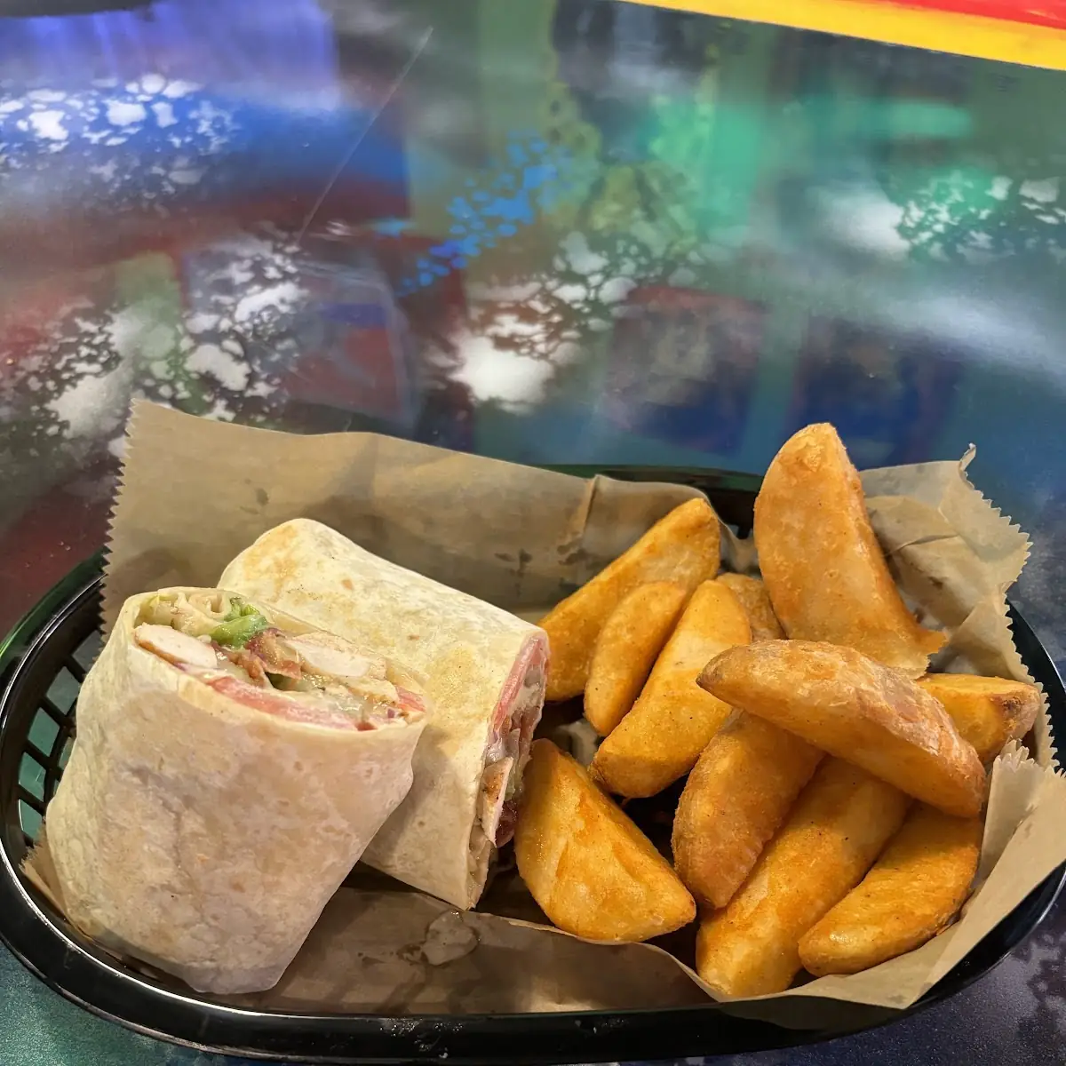 Chicken Bacon Mushroom Wrap