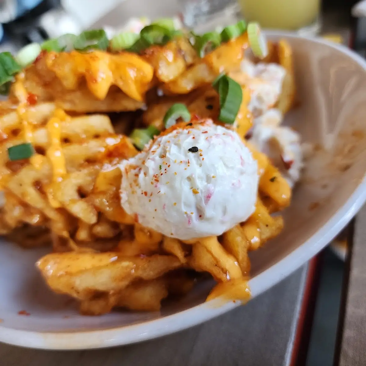 Crab Rangoon Fries