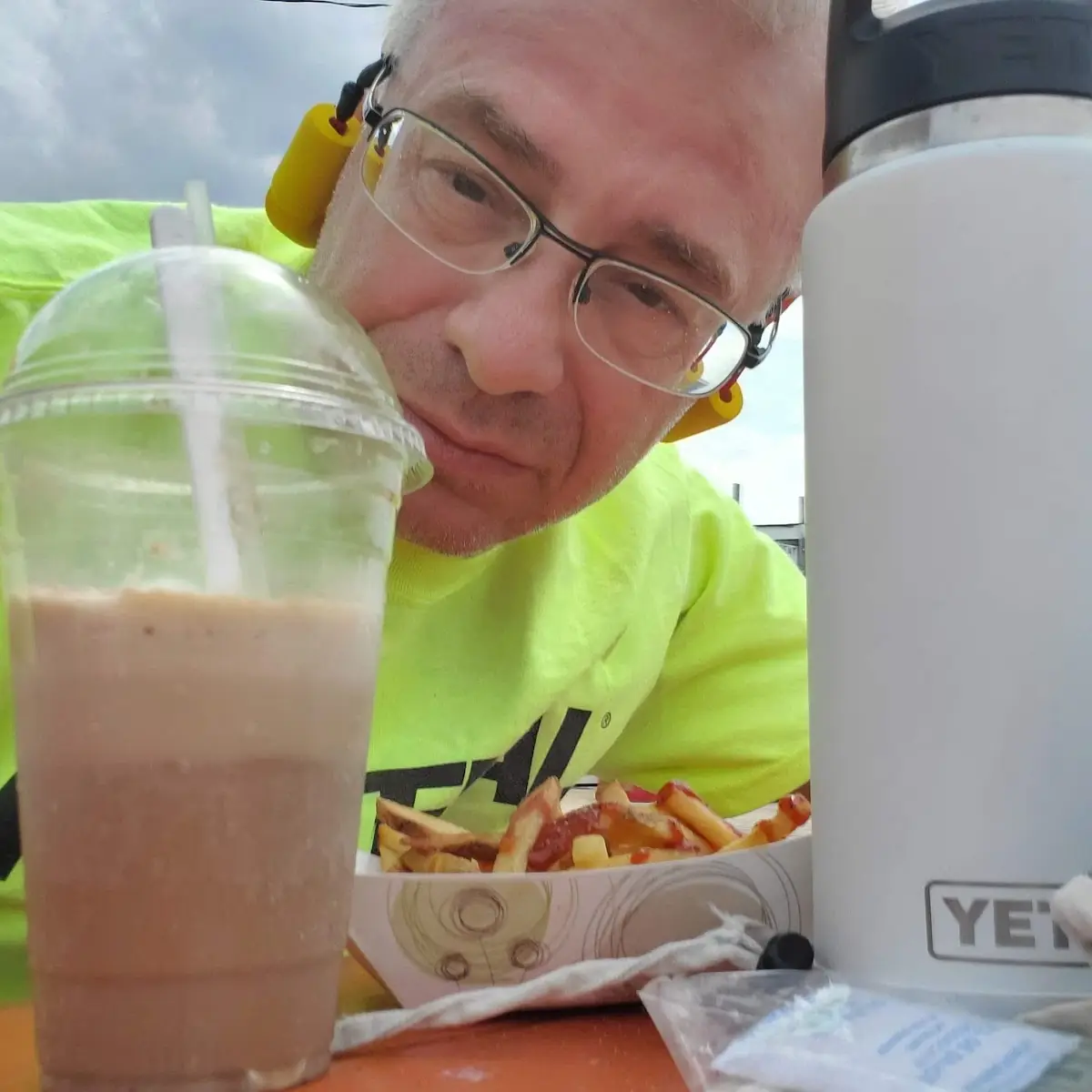 French Fries and Root Beer Float