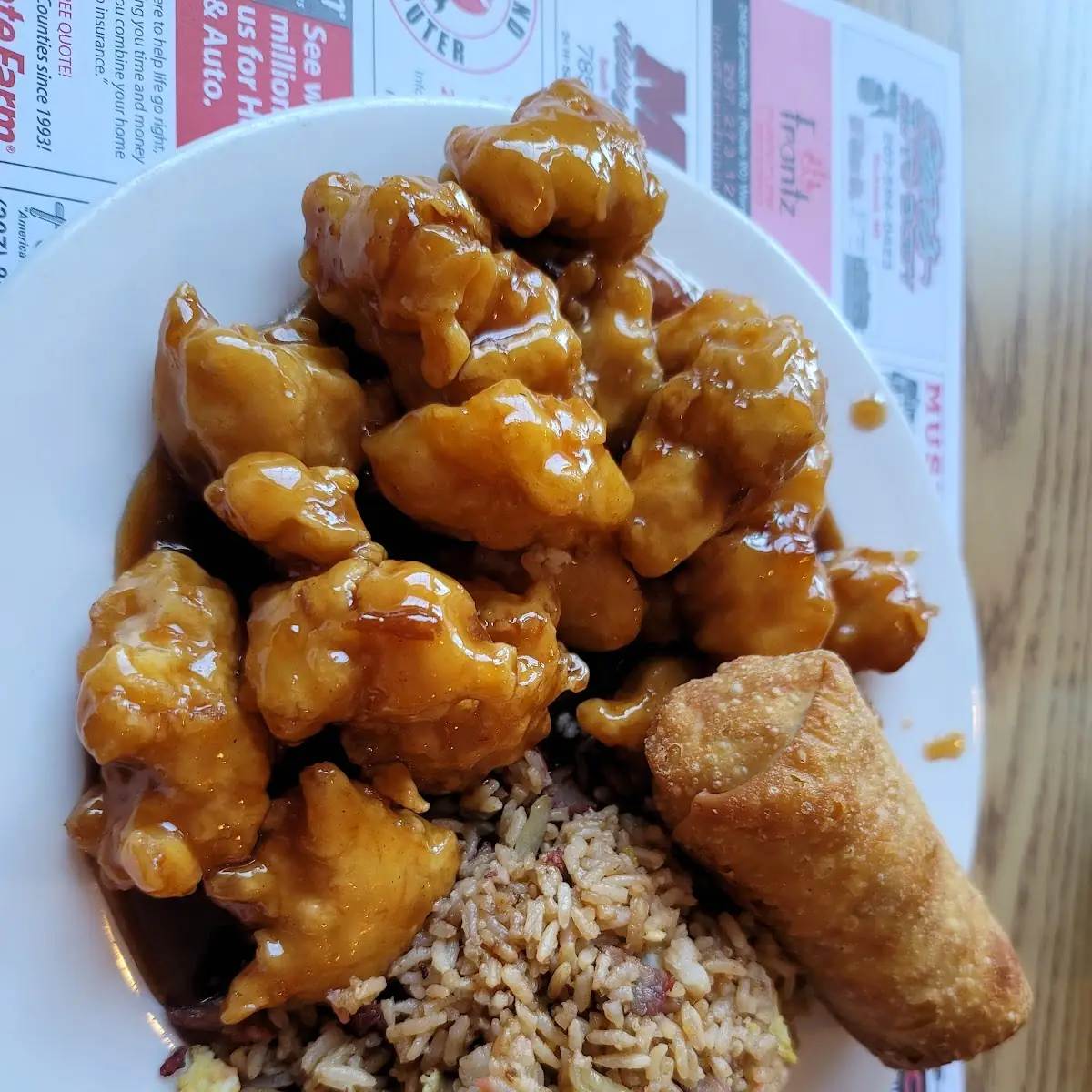 Orange Chicken Fried Rice