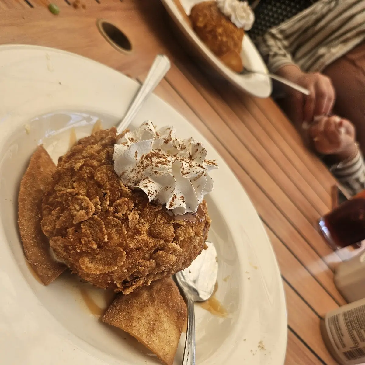 Fried Ice Cream with Caramel