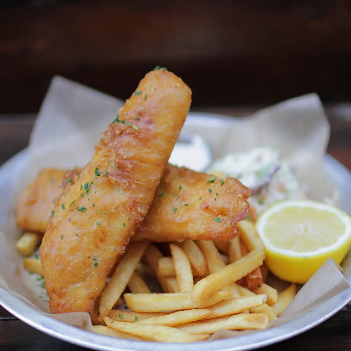 Beer Battered Fish Chips