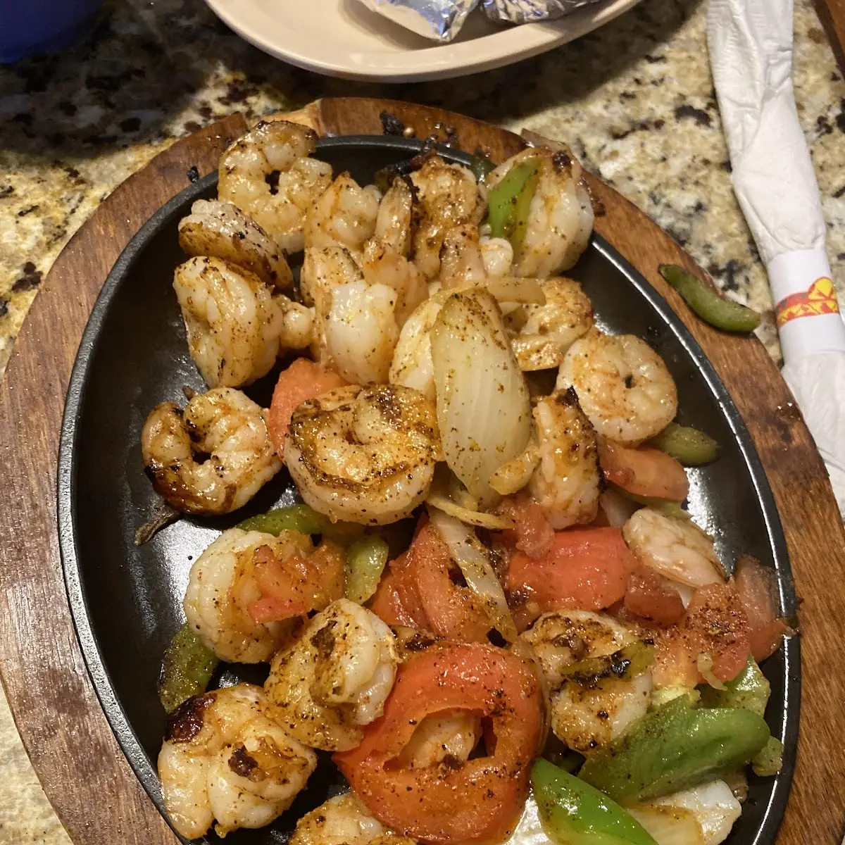 Shrimp Fajitas