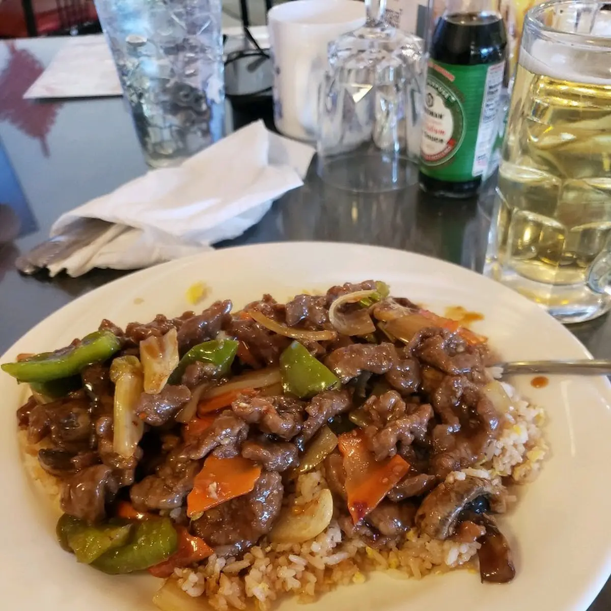 Beef with Garlic Sauce