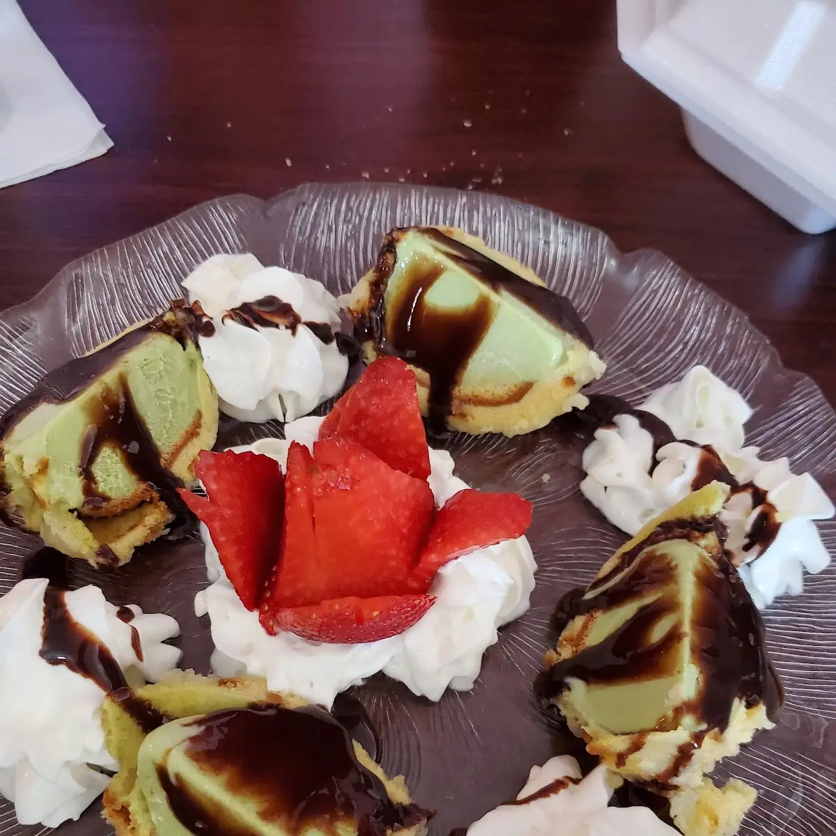 Fried Green Tea Ice Cream
