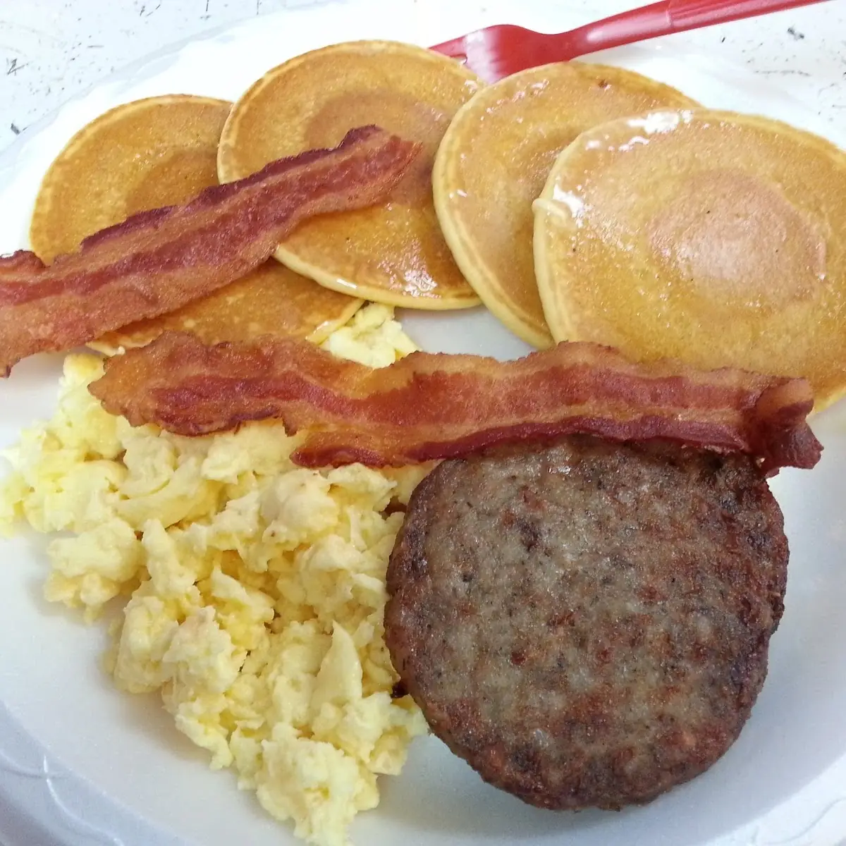 Pancake Breakfast Plate
