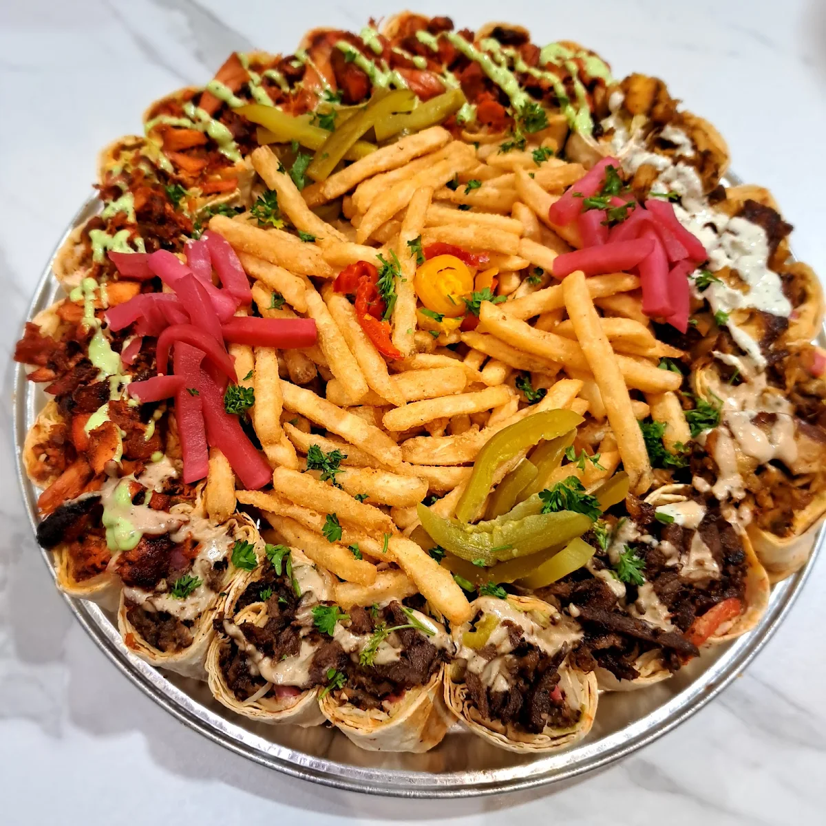 Saj Family Platter