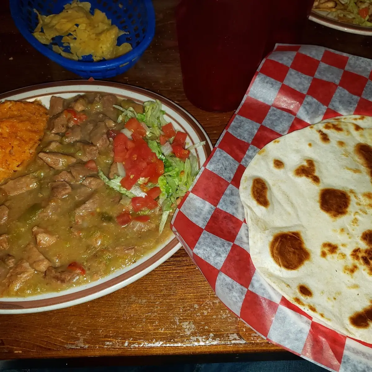 Pork Chile Verde Plate