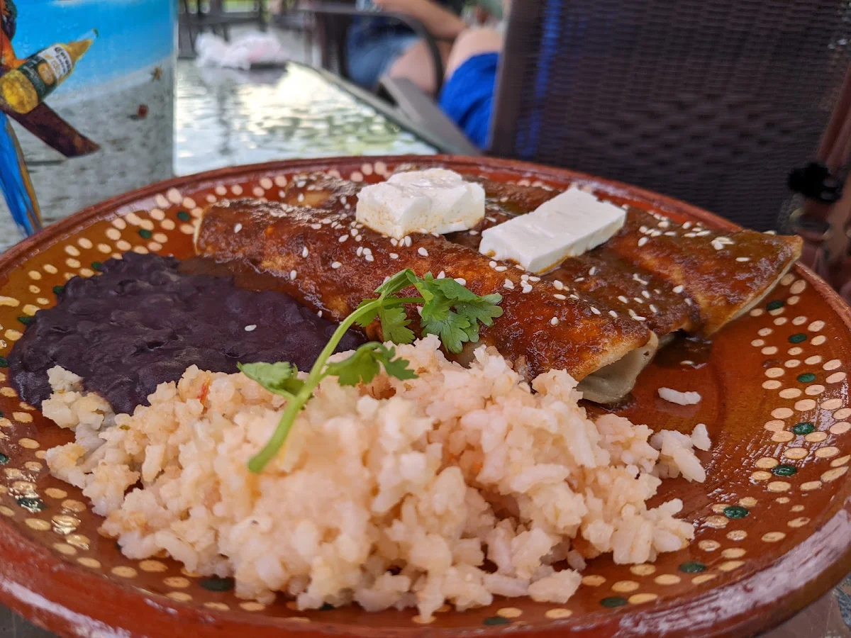 Chicken Enmoladas, Sol De Acapulco Restaurante