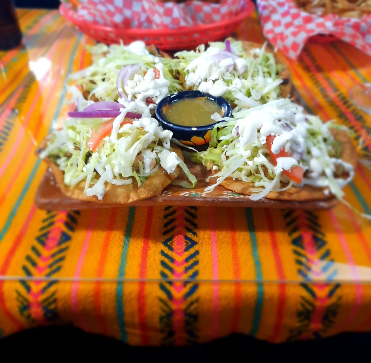 Tostadas Au Poulet, Sol De Acapulco Restaurante