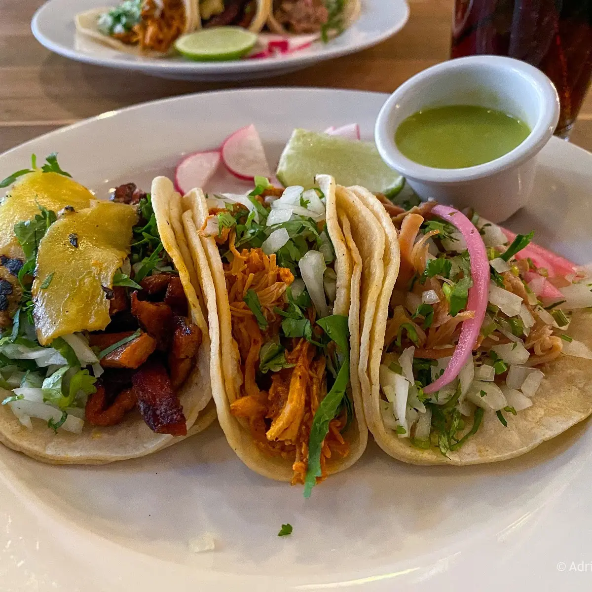 Al Pastor Tinga & Carnitas Tacos