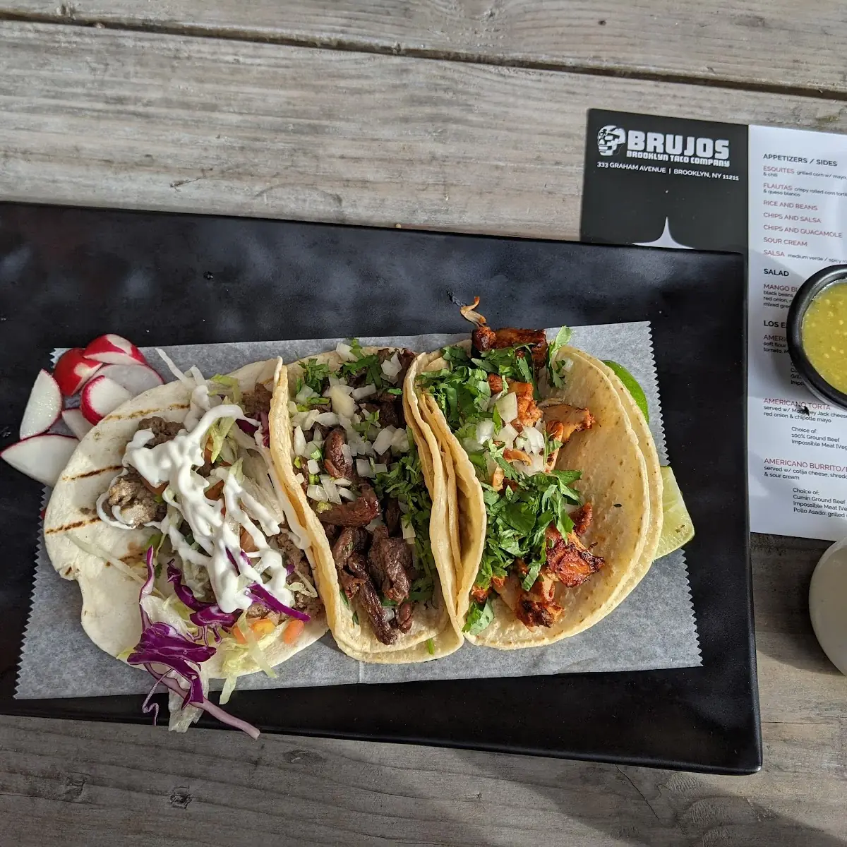Tacos De Bistec Pollo Asado Impossible Meat