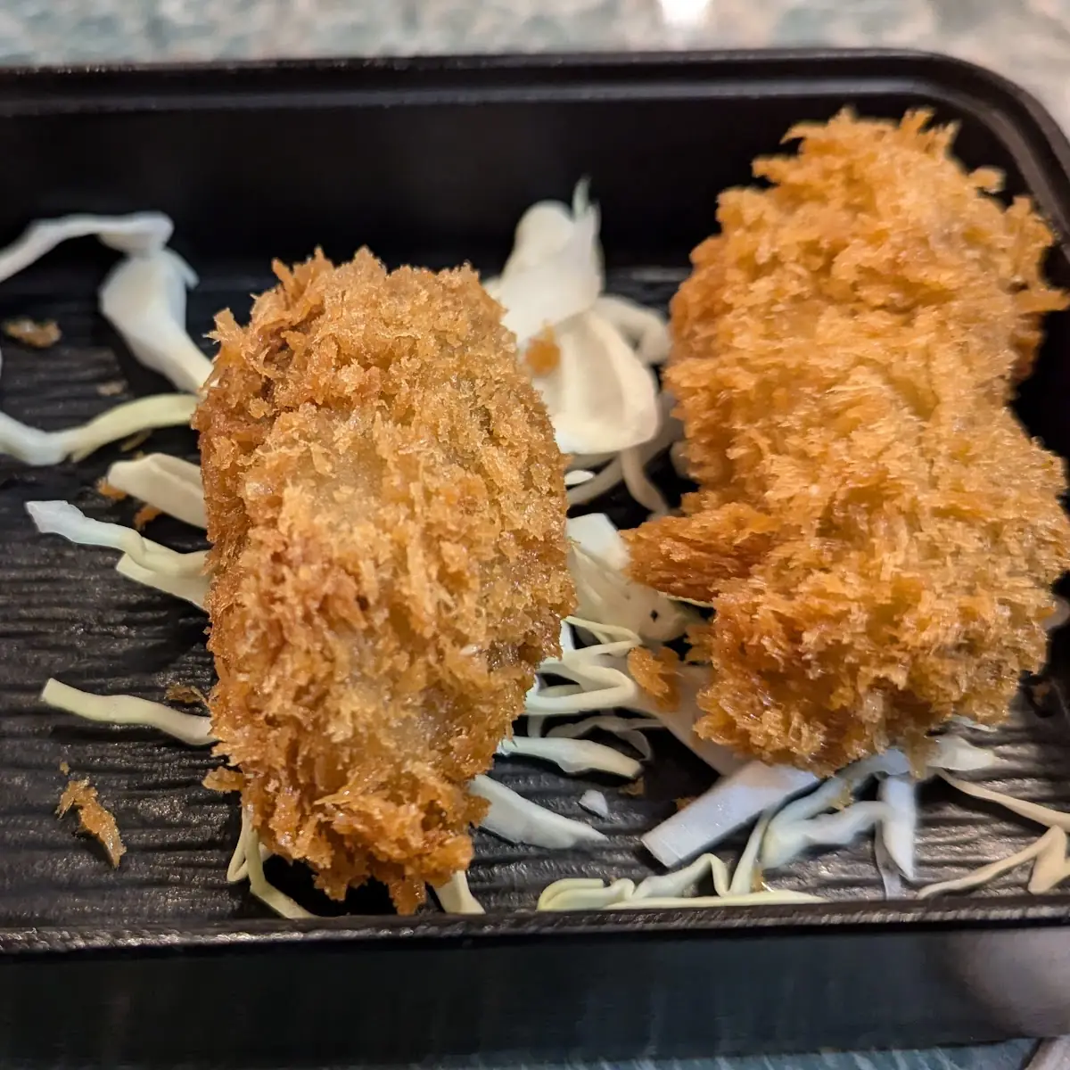 Fried Scallops and Fried Oysters