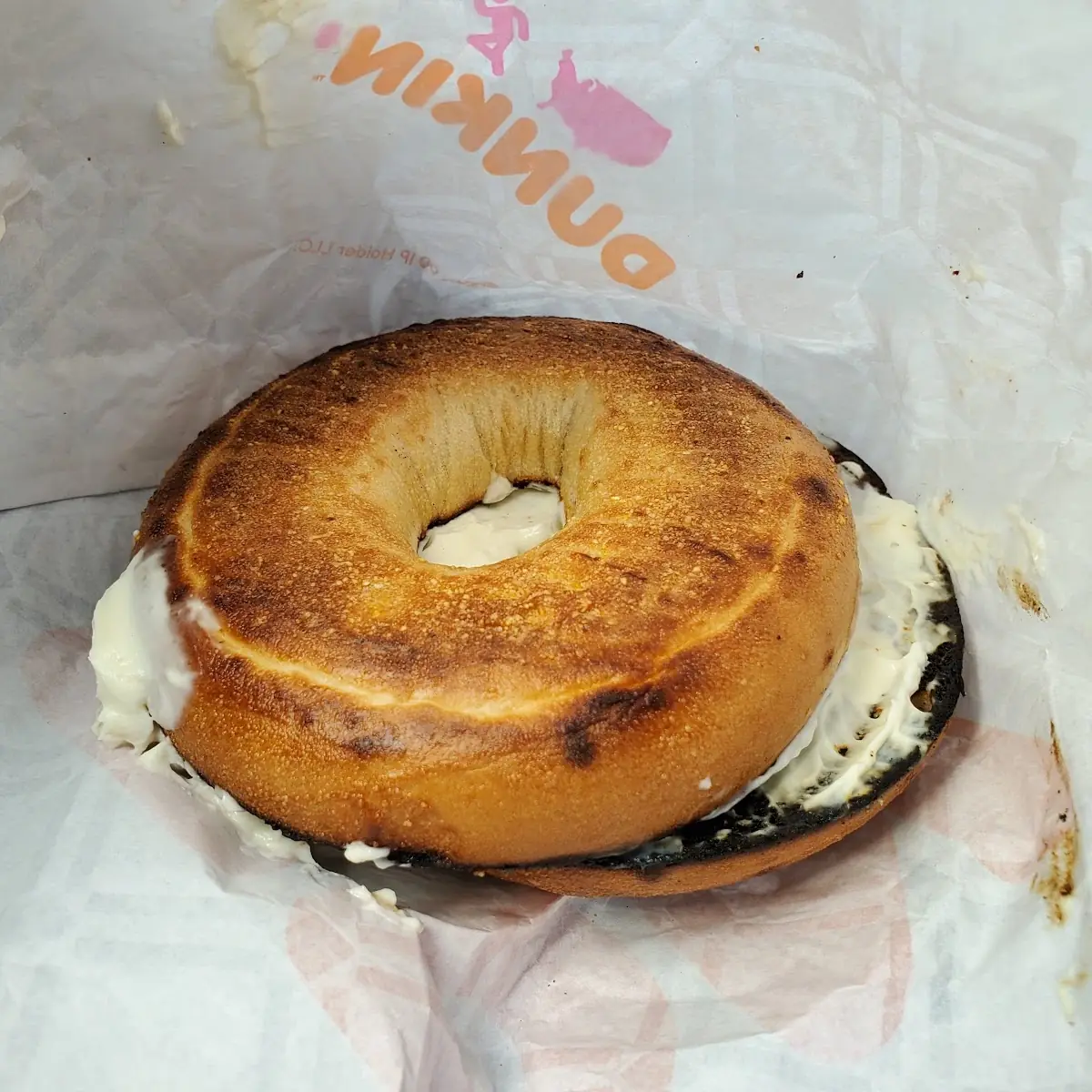 Plain Bagel with Cream Cheese