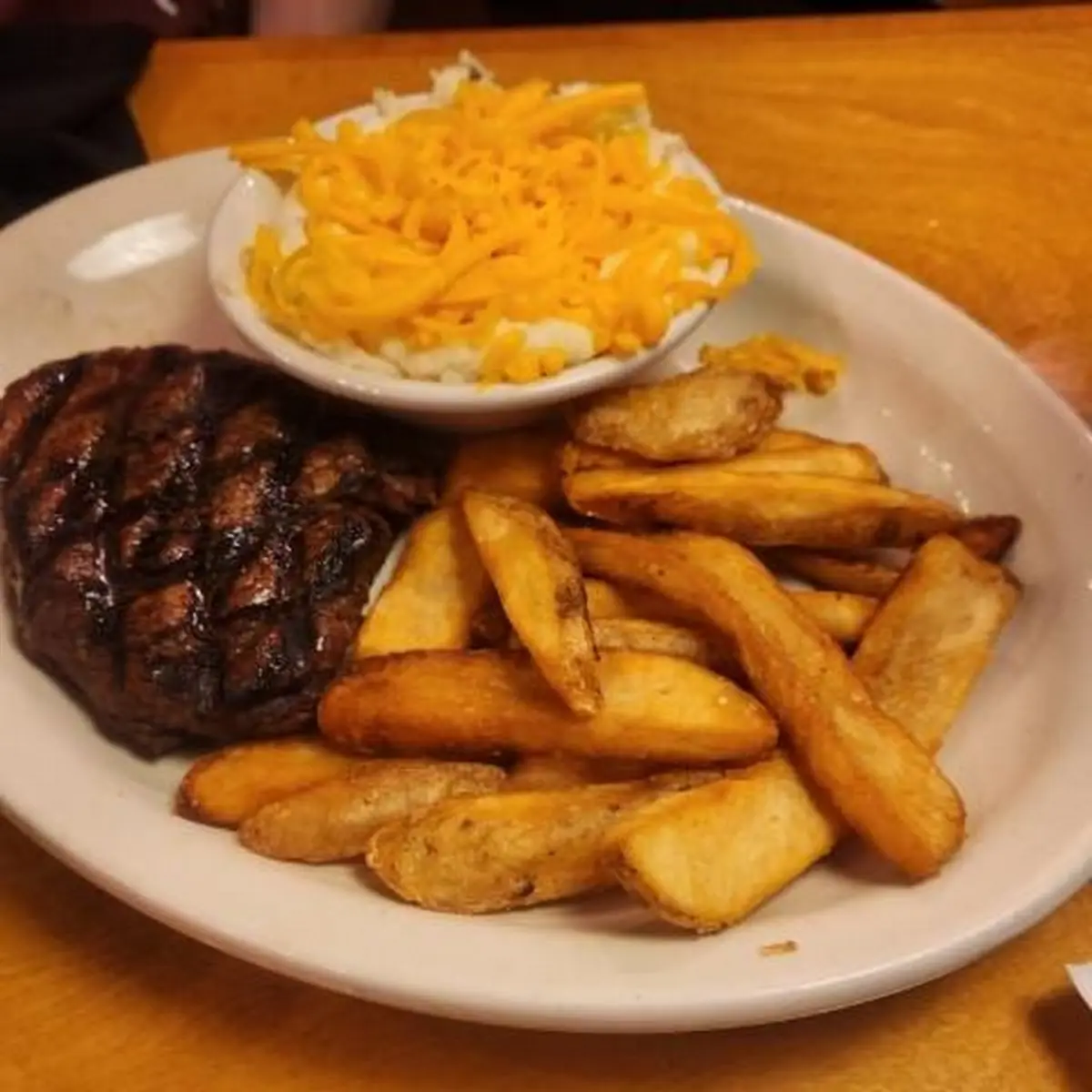 Bone in Ribeye & Loaded Bajed Potato