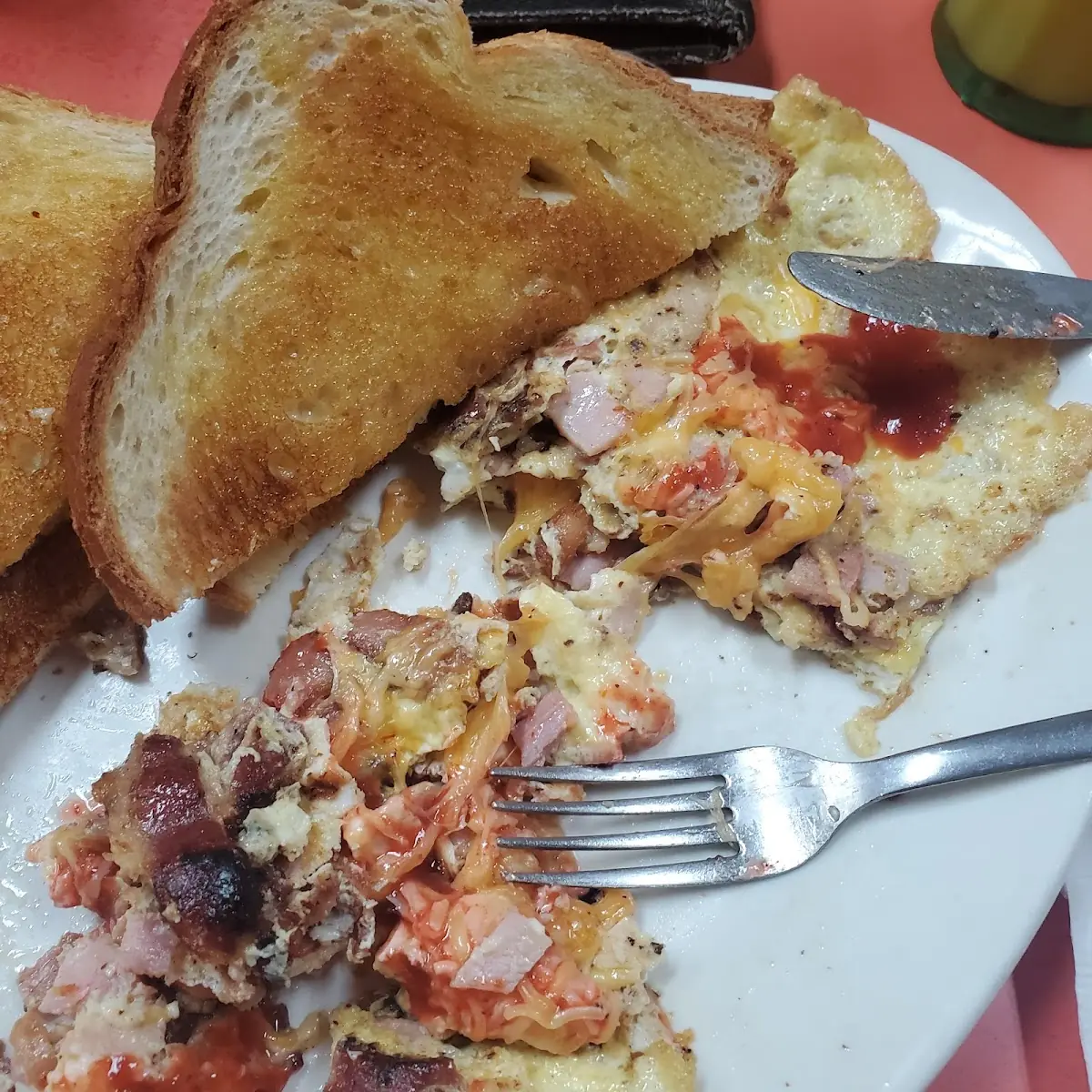 Ham Bacon Omelette