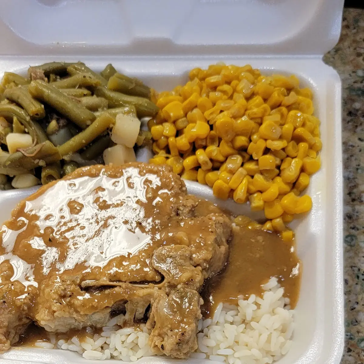 Smothered Chicken Livers Green Beans