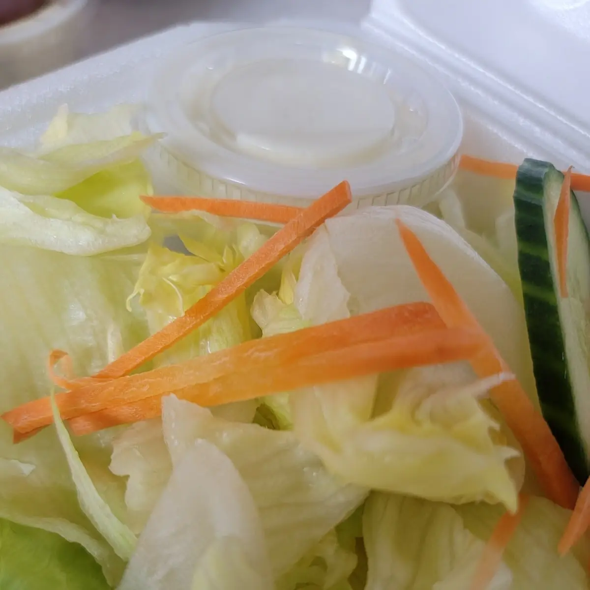 Salad with Hibachi Lunch