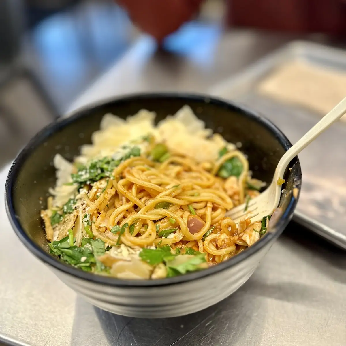 Stir Fry Chicken Parm Noodles