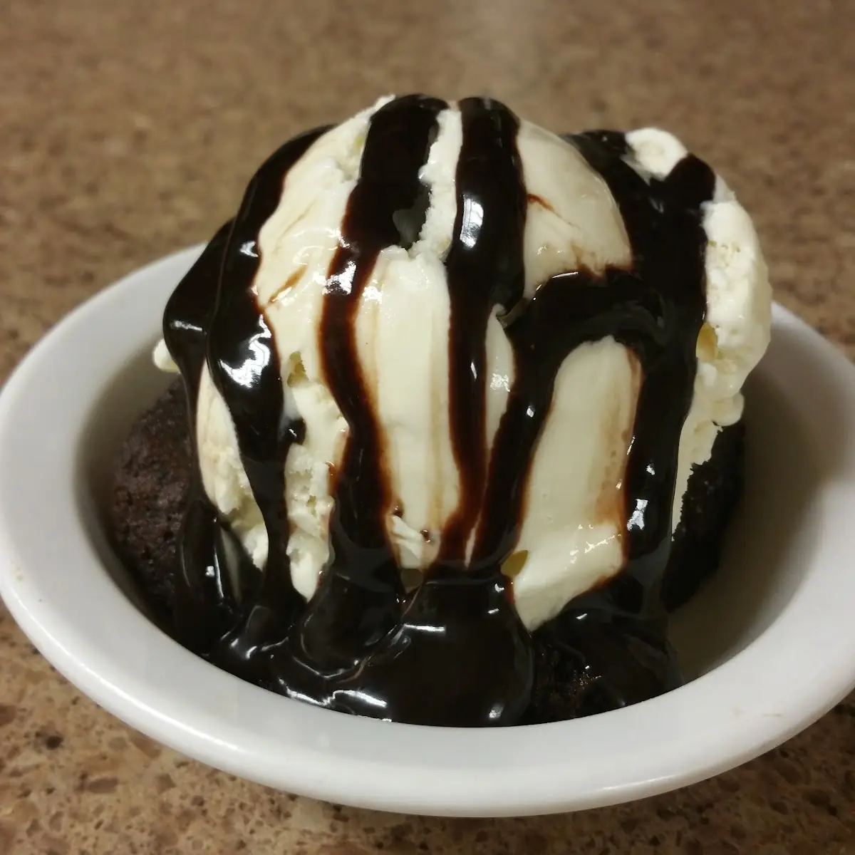 Chocolate Brownie Sundae