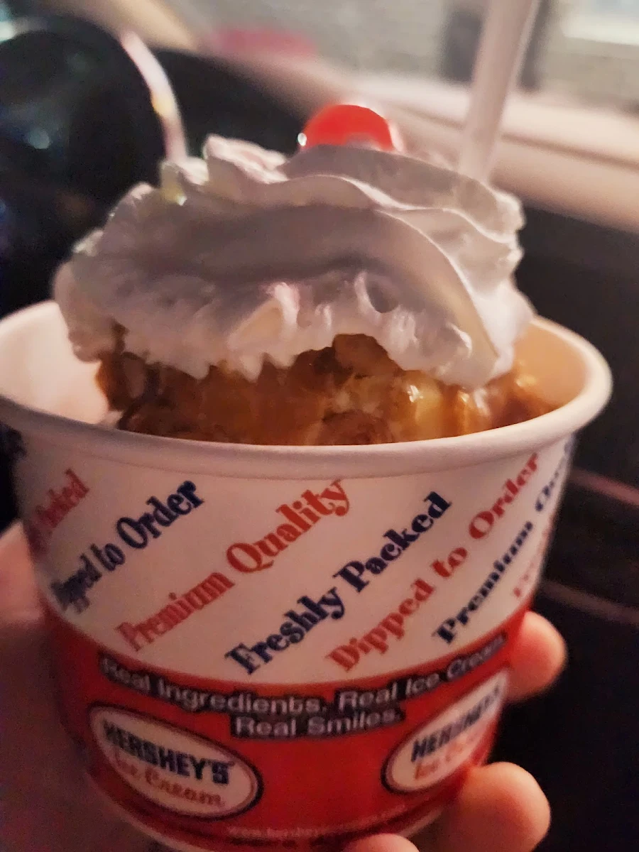 Mexican Fried Ice Cream Sundae