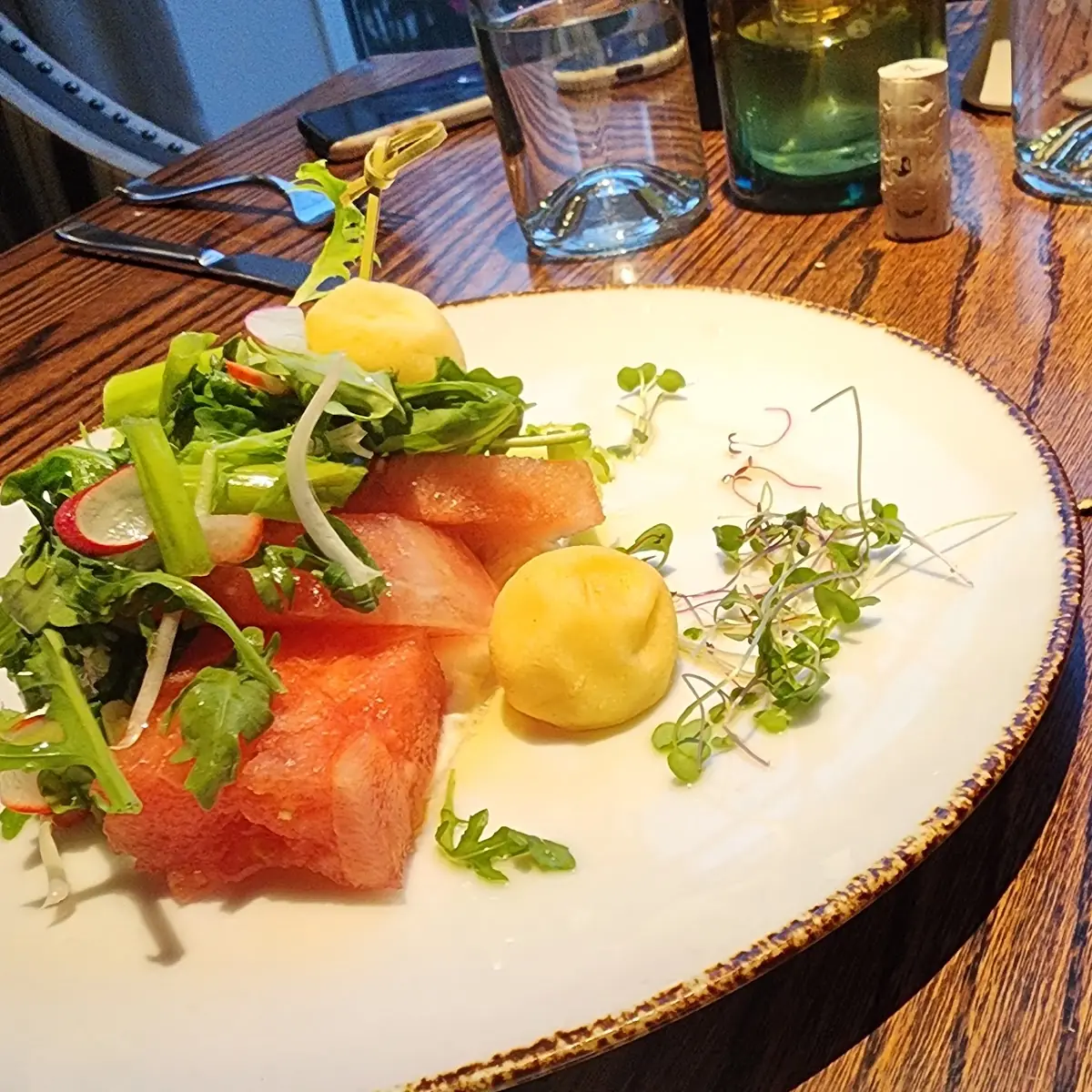 Compressed Watermelon Salad