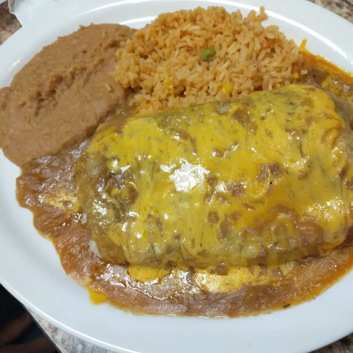Carne Asada Burrito Plate