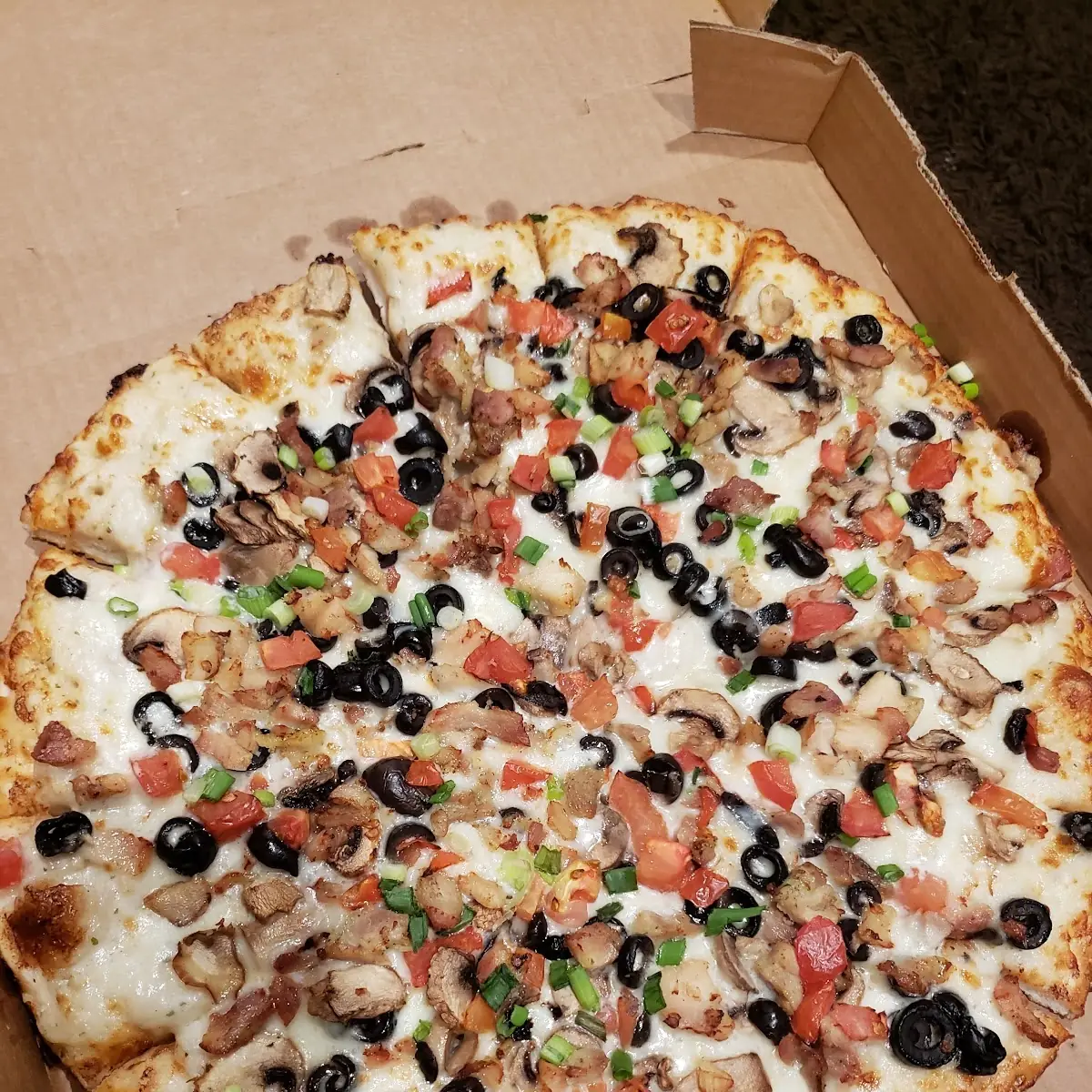 Veggie Pizza Carbonara