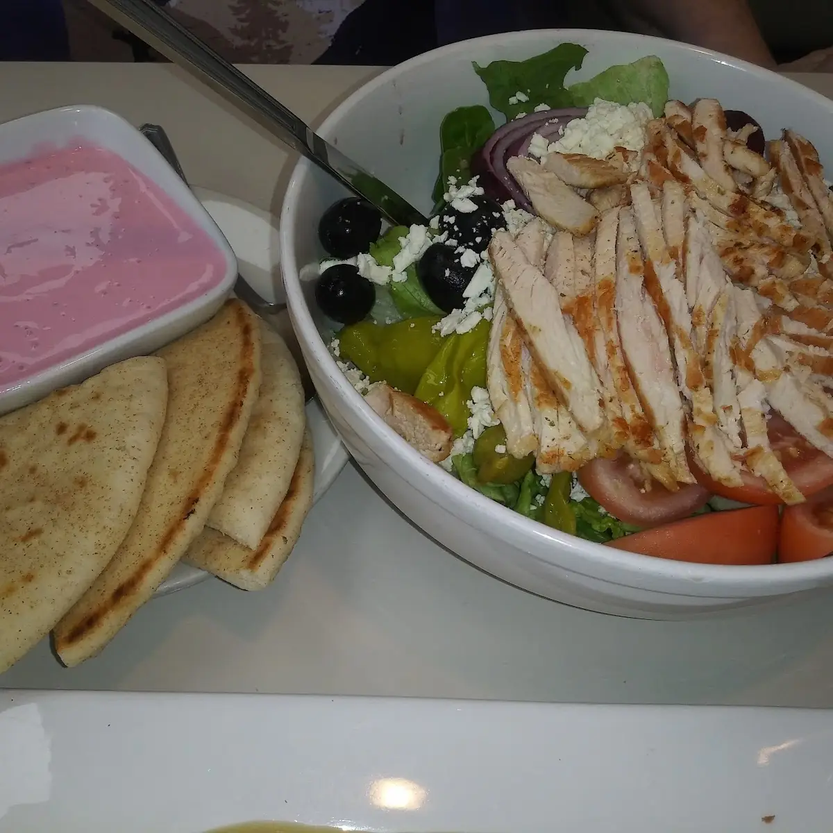 Greek Salad with Chicken