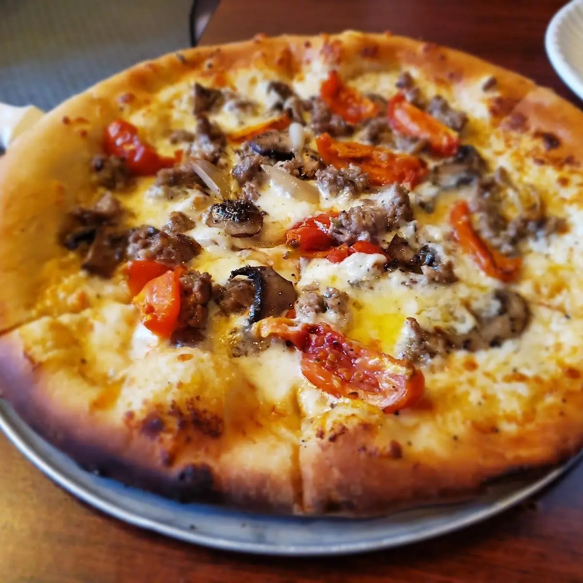 Duck Sausage Pizza