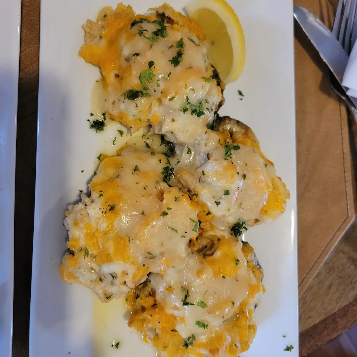 Lump Crab Stuffed Mushrooms