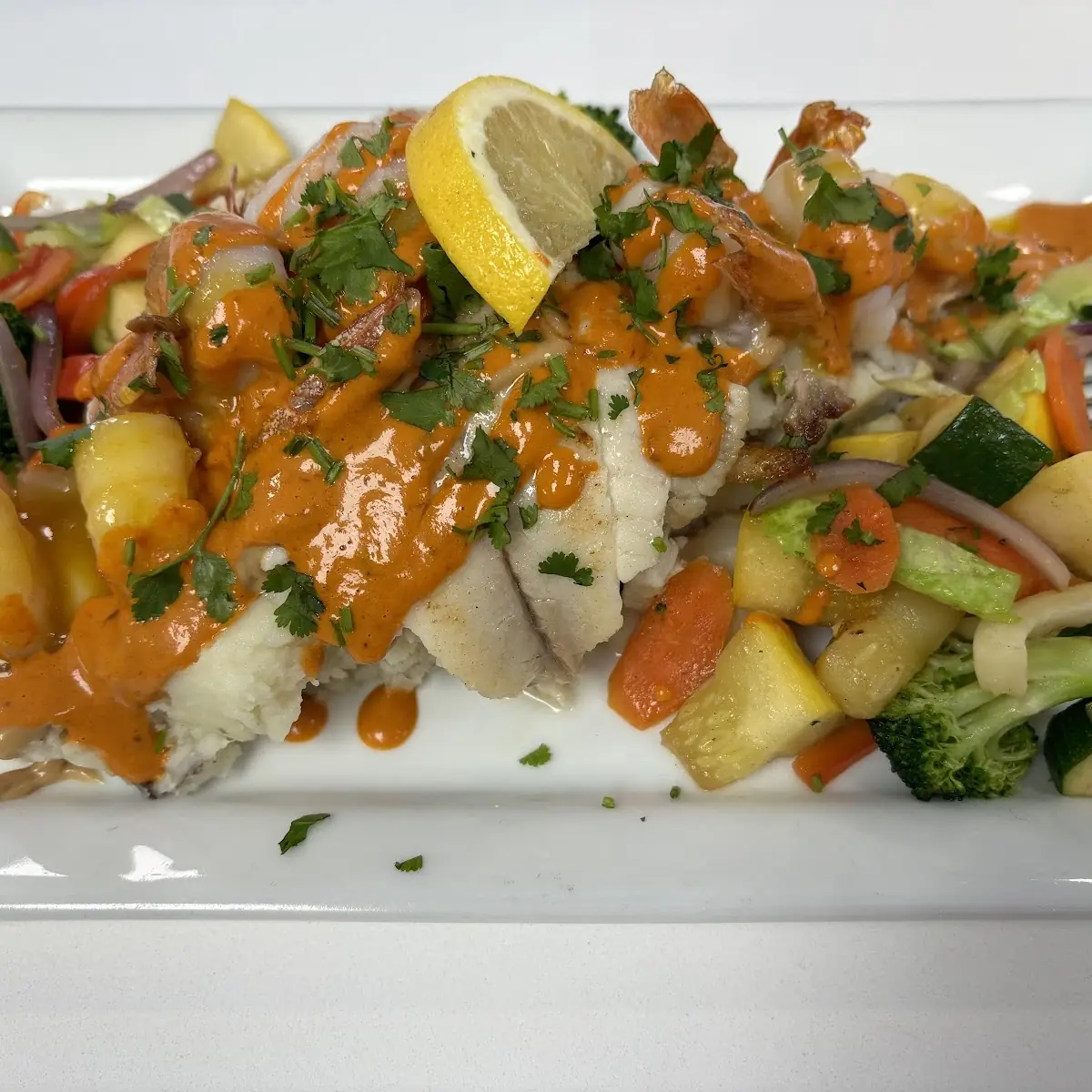 Snapper and Shrimp Creole