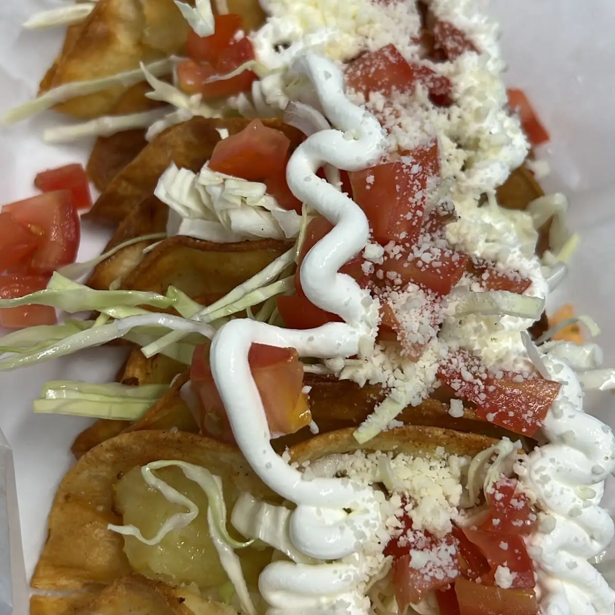 Tacos Dorados de Papa