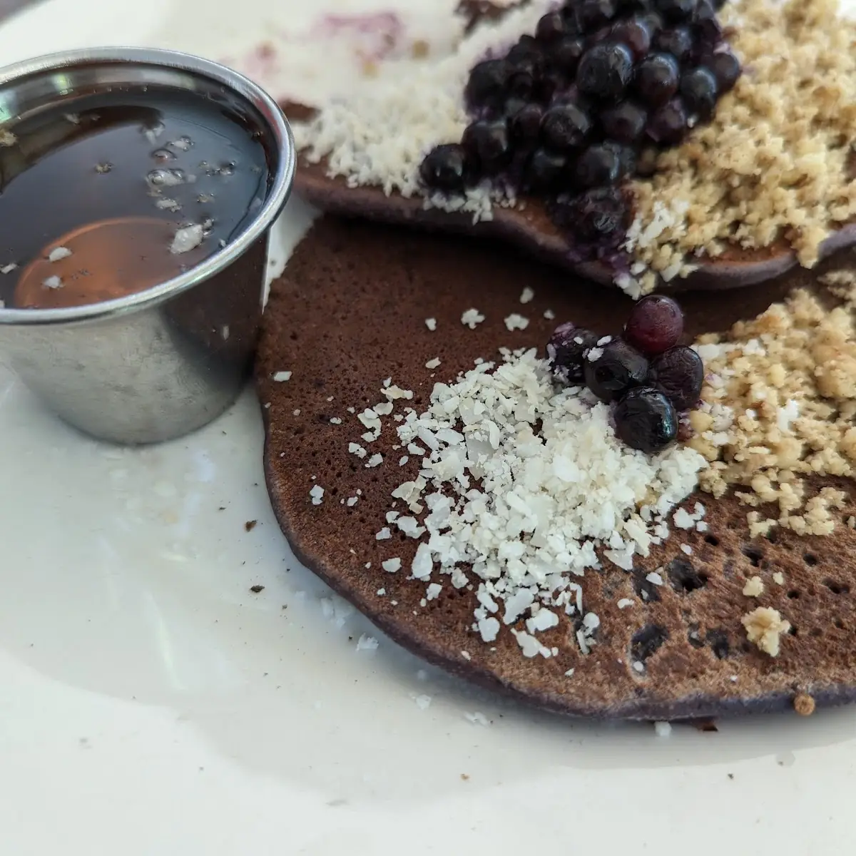 Electrified Wild Blueberry Pancakes