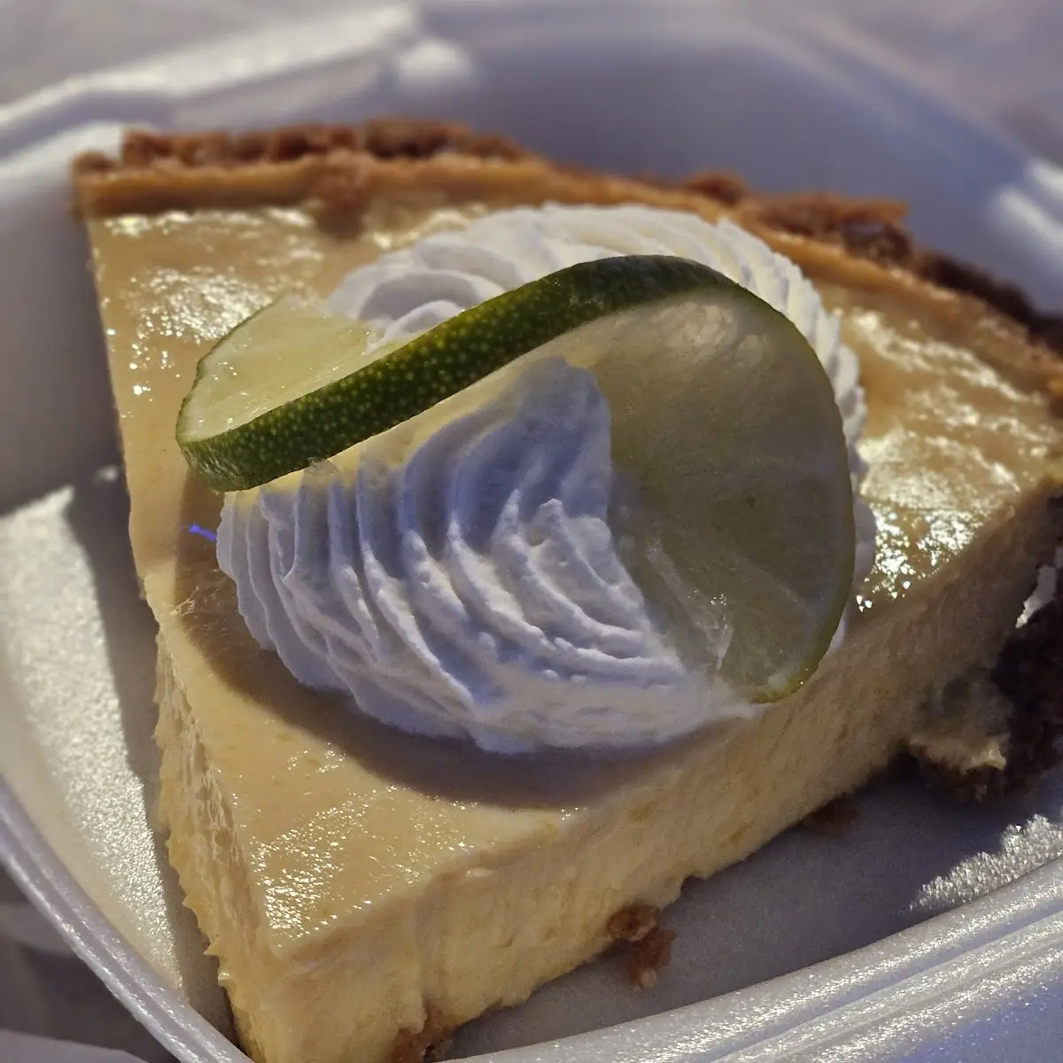 Key Lime Pie with Whipped Cream