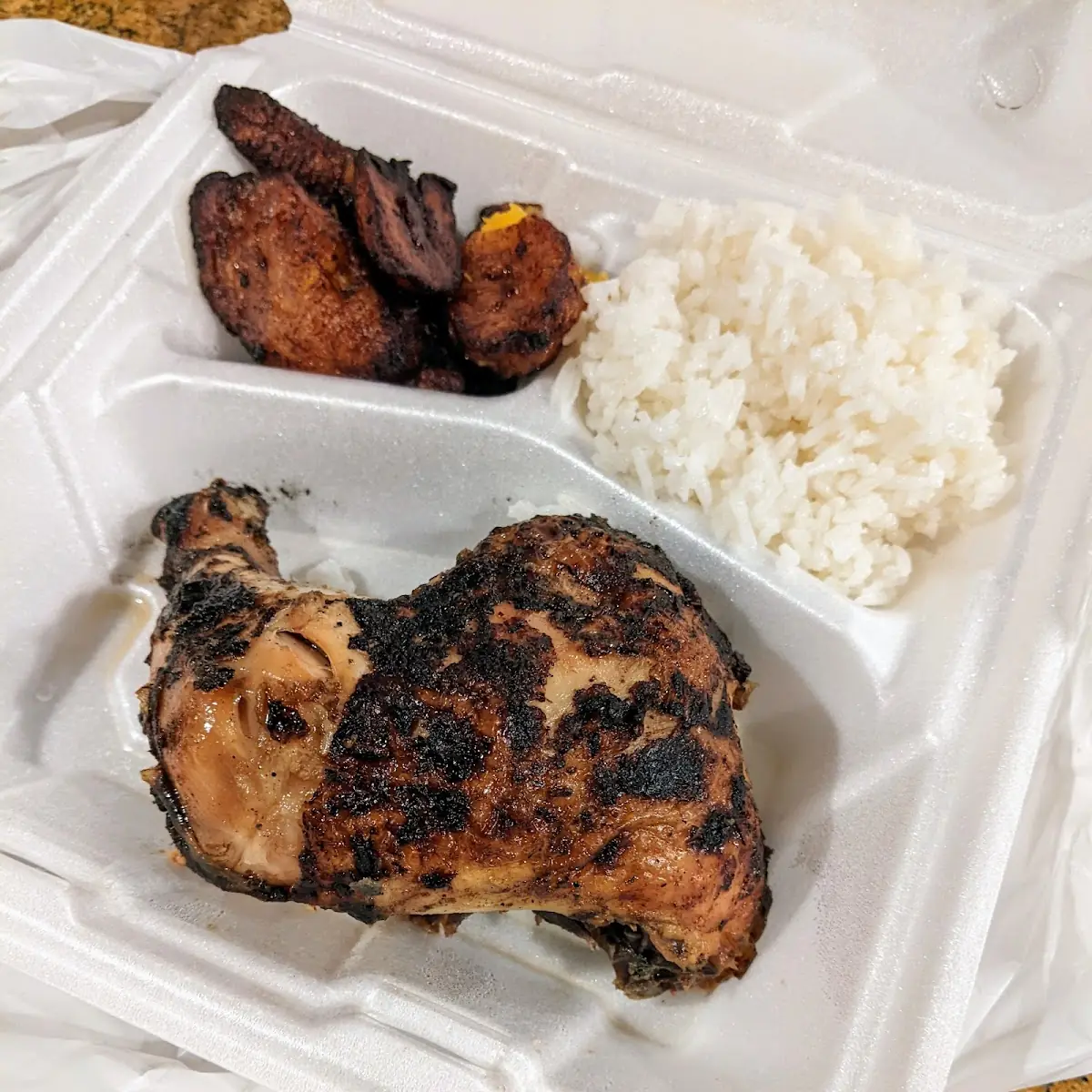 1 4 Chicken Rice and Plantains