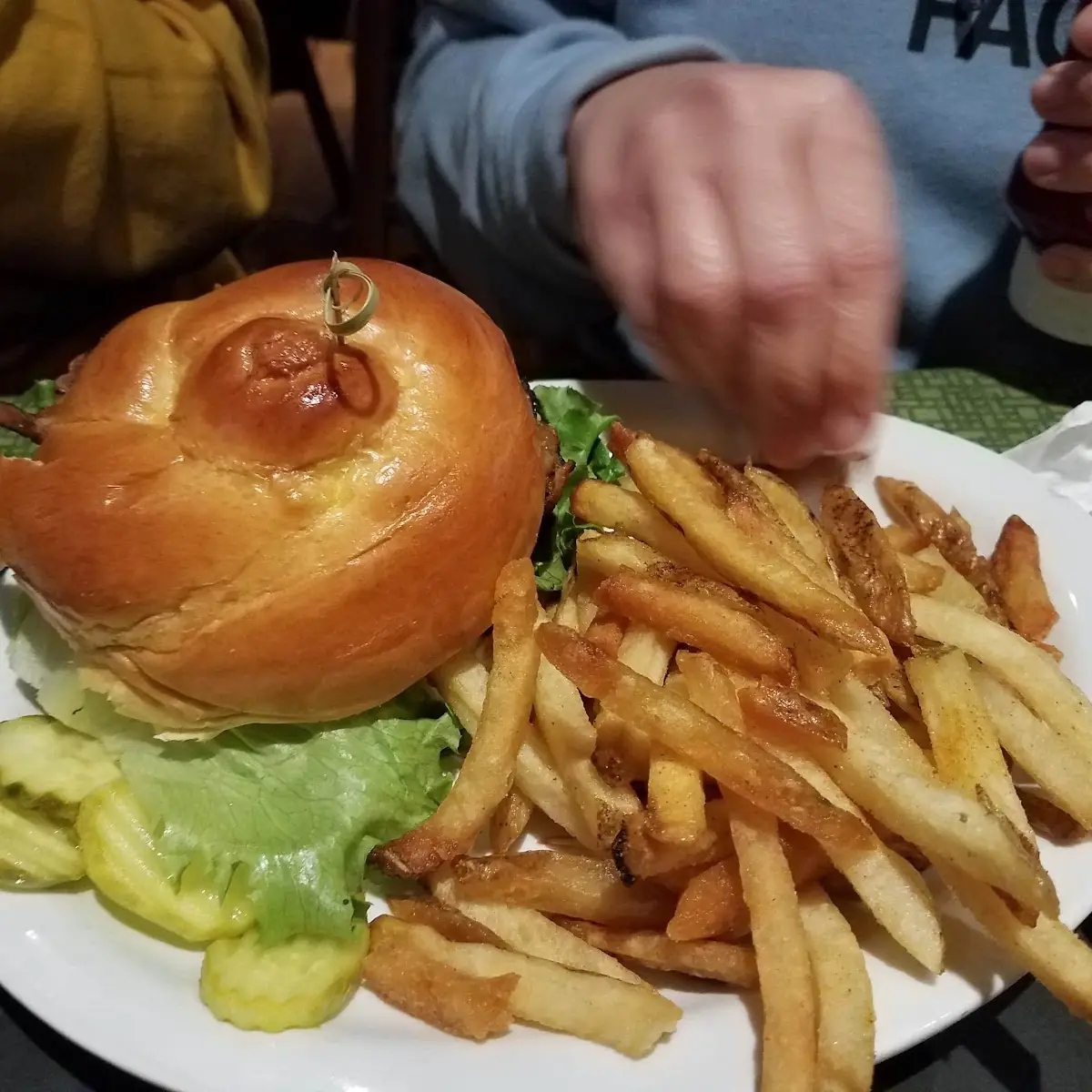 All American Burger and Fries