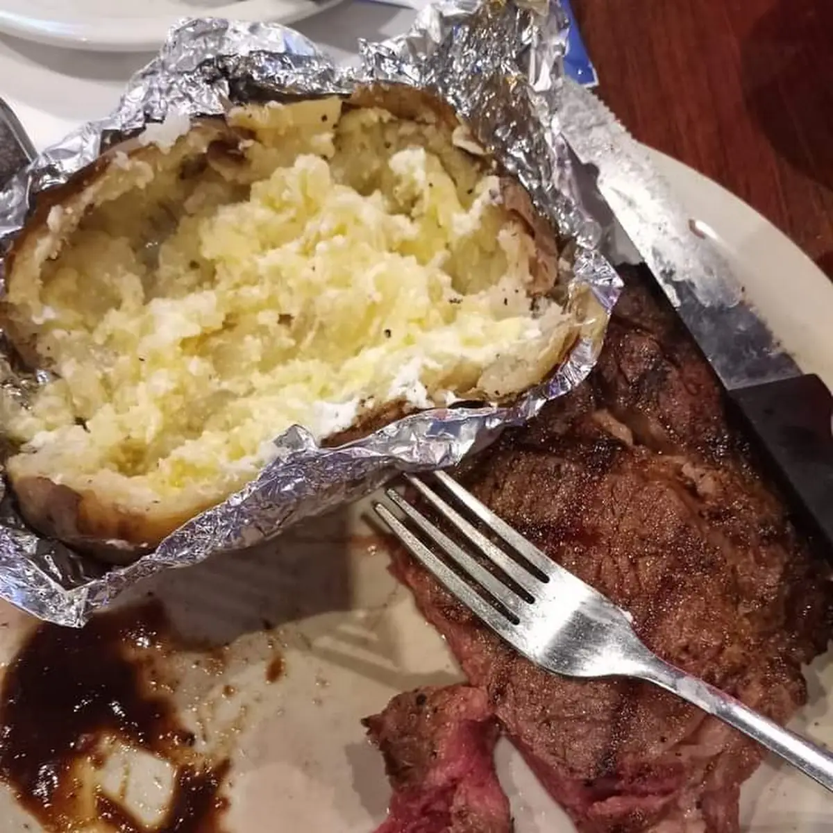 Sirloin Steak and Baked Potato