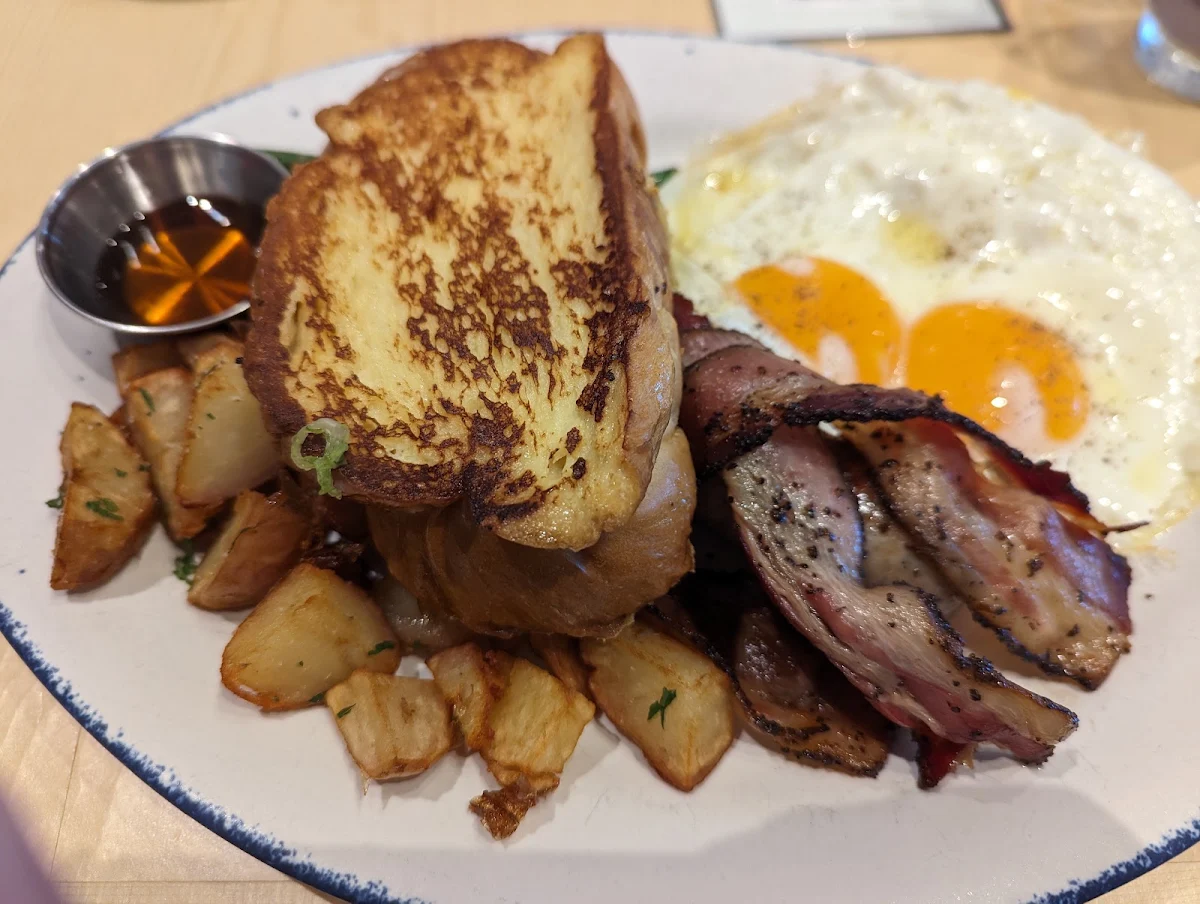 Bacon Eggs over Easy, Breakfast Table Steveston