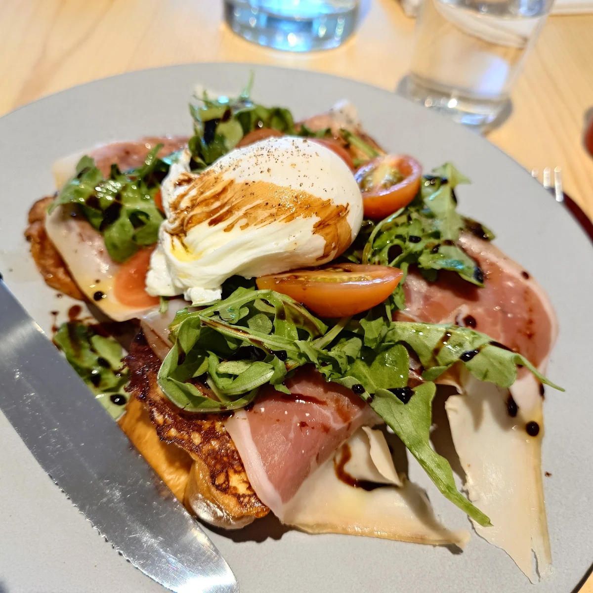 Savory French Toast, Breakfast Table Steveston