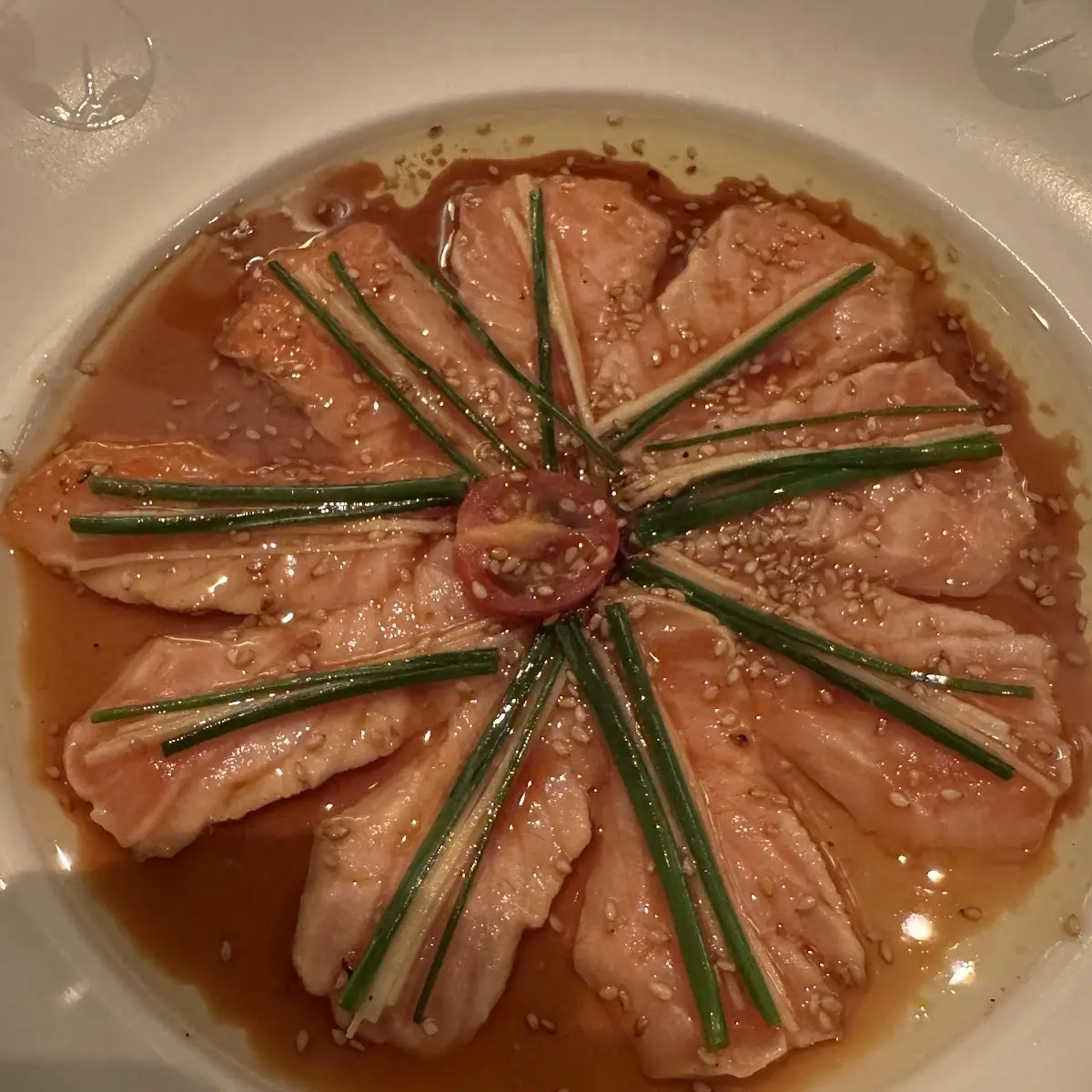 New Style Salmon Sashimi